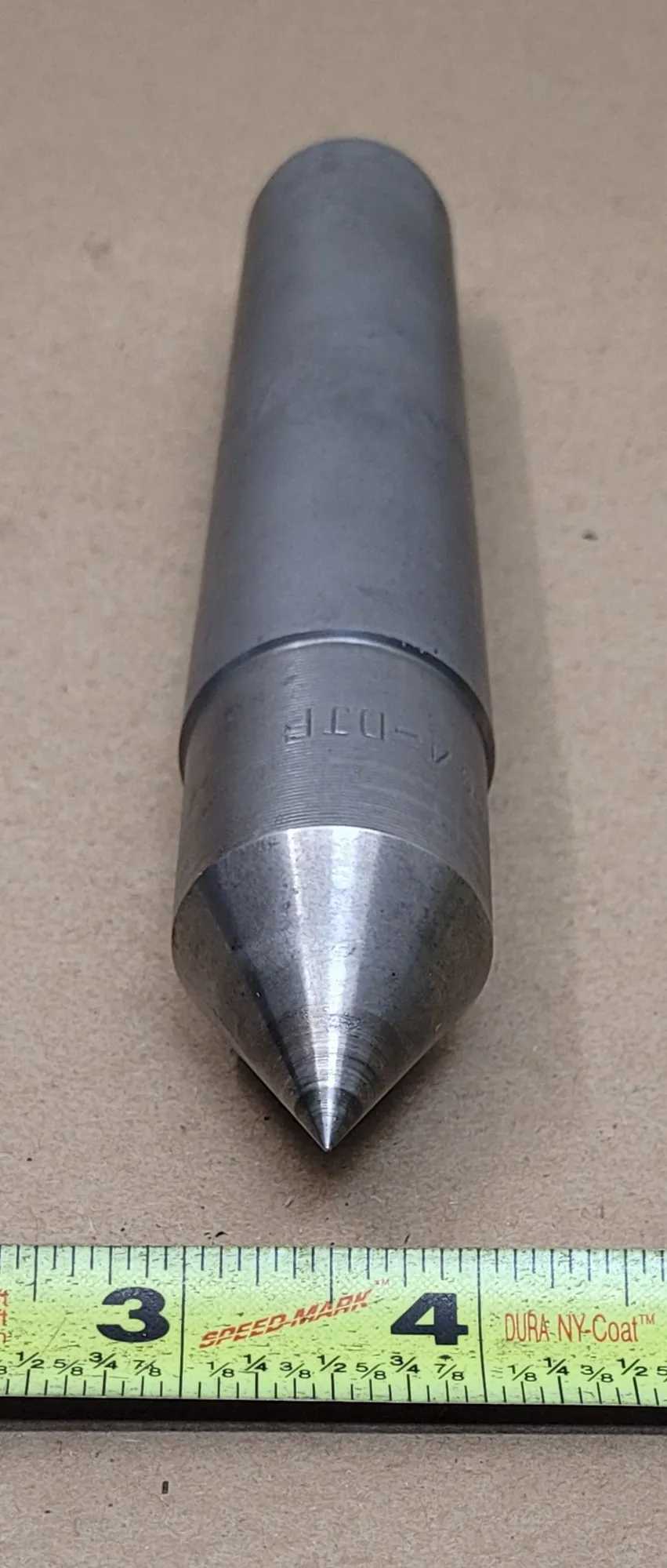 DG4-DJF 4MT DEAD CENTER, TAPERED SHANK/MORSE TAPER SIZE 4, 6-5/16IN OAL - MACHINE TOOLING