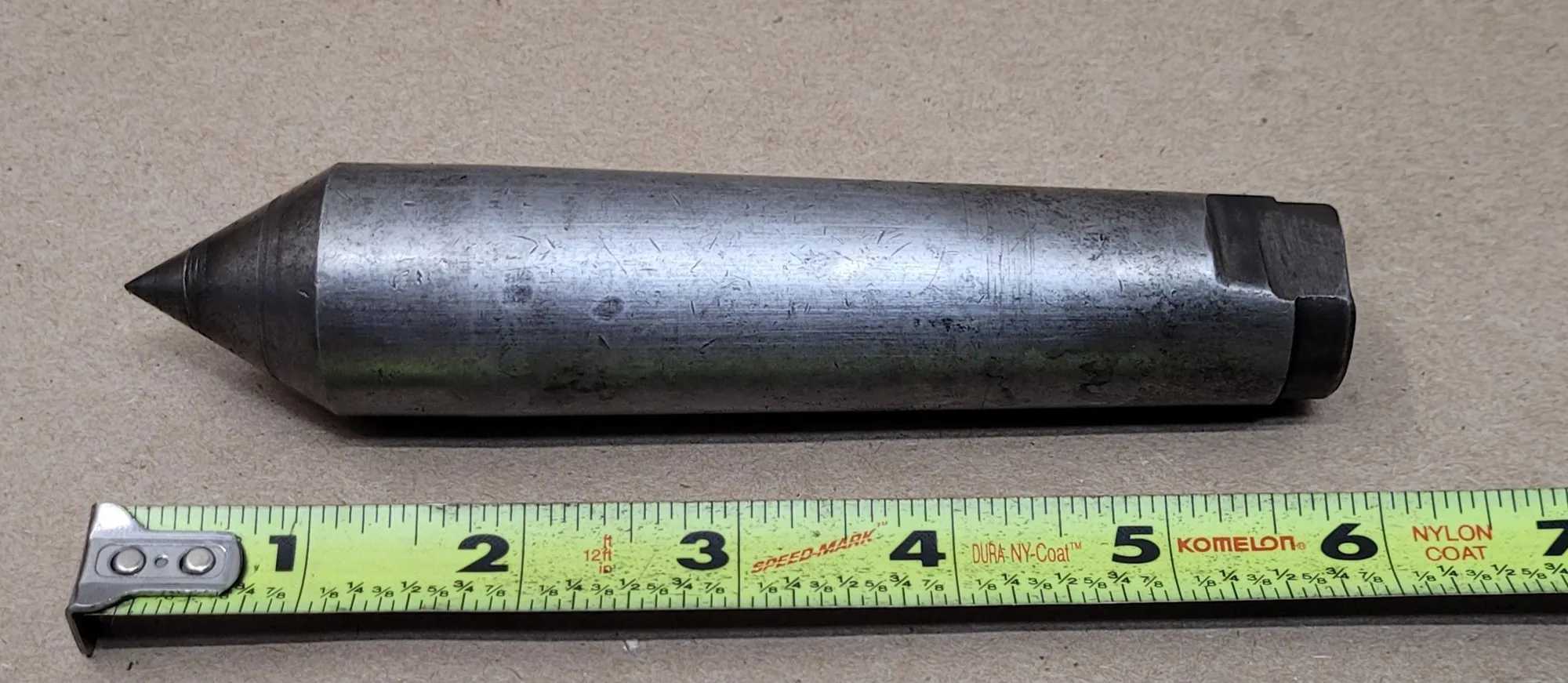 DEAD CENTER, 4MT MORSE TAPER, 6" OAL - MACHINE TOOLING