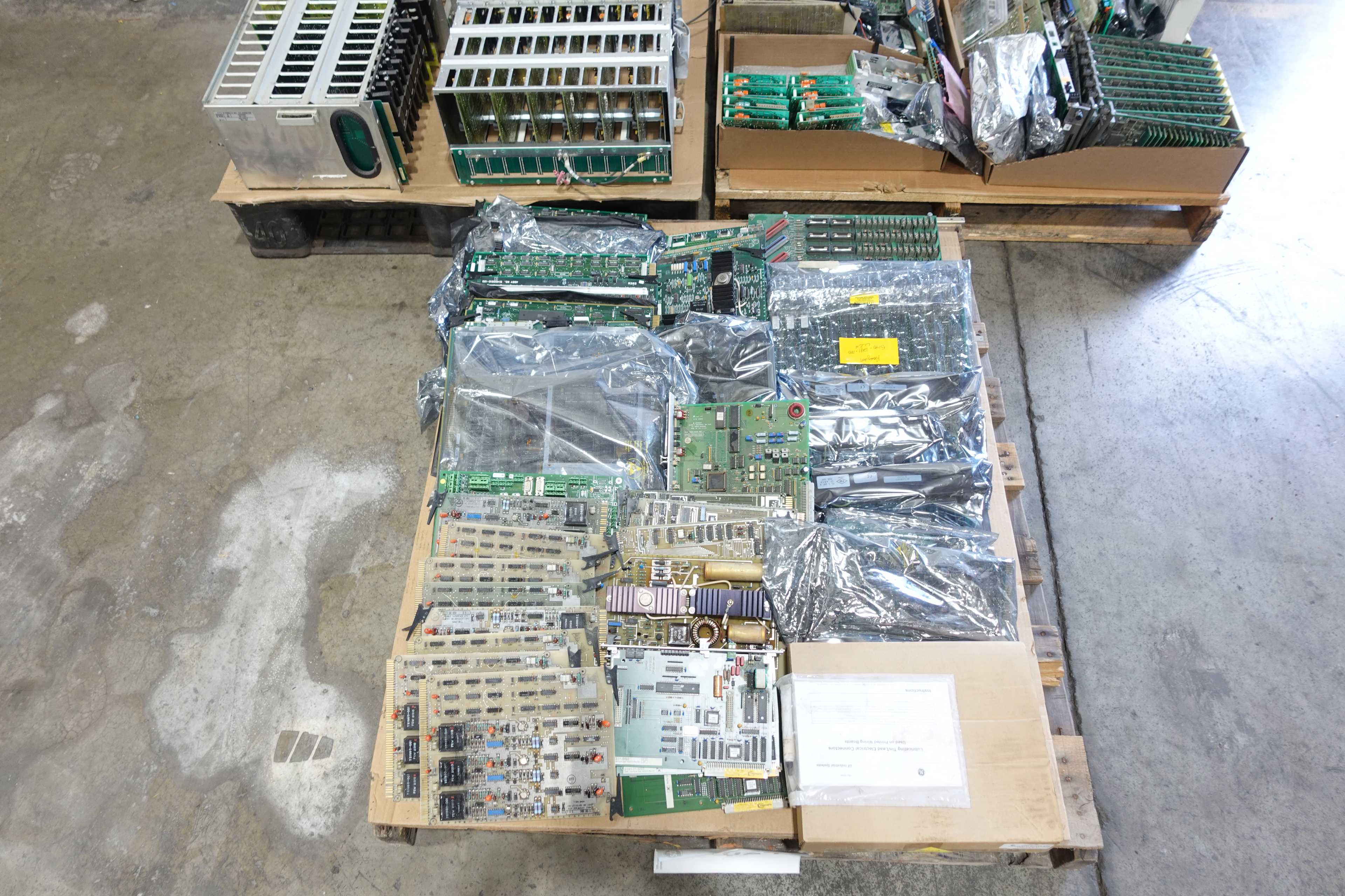 3 PALLETS OF ASSORTED PCB CIRCUIT BOARDS - PCB CIRCUIT BOARDS