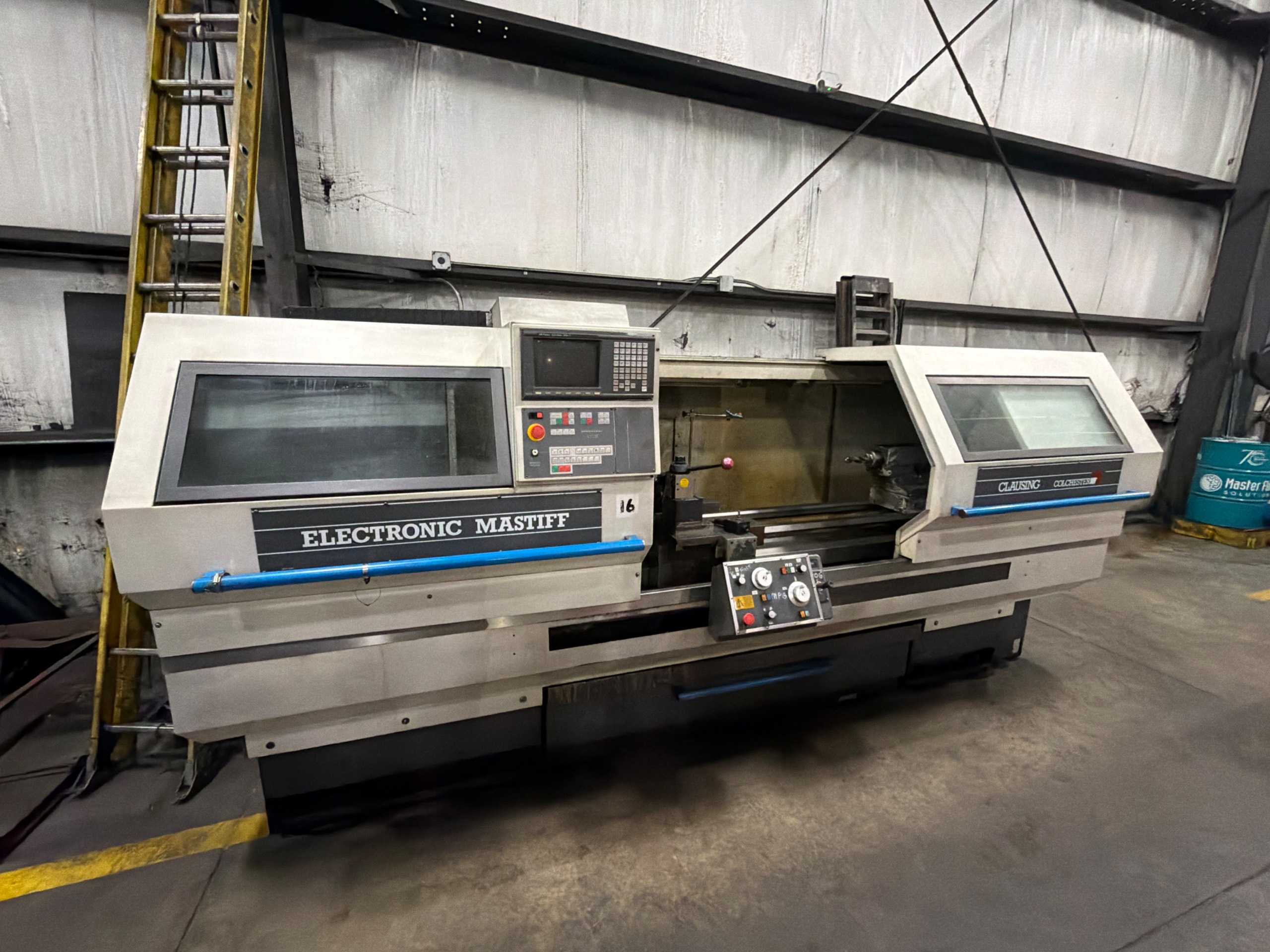 1998 CLAUSING ELECTRONIC MASTIFF CNC LATHE - 15 HP, 1800 RPM, 21.8'' CAPACITY - CNC LATHES