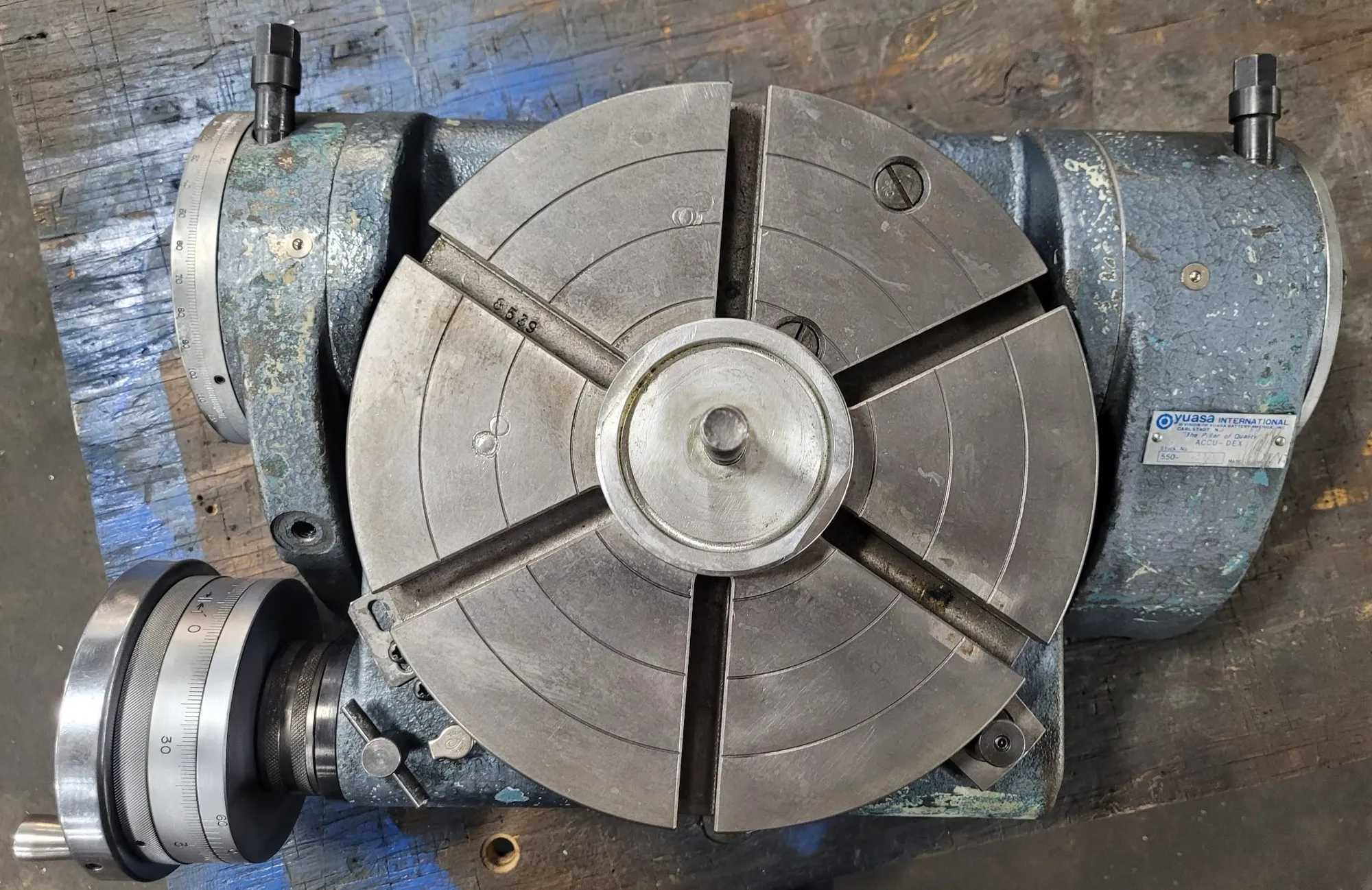 YUASA INTERNATIONAL ACCU-DEX 550-210 ROTARY INDEXER - MACHINING TOOLING & PARTS
