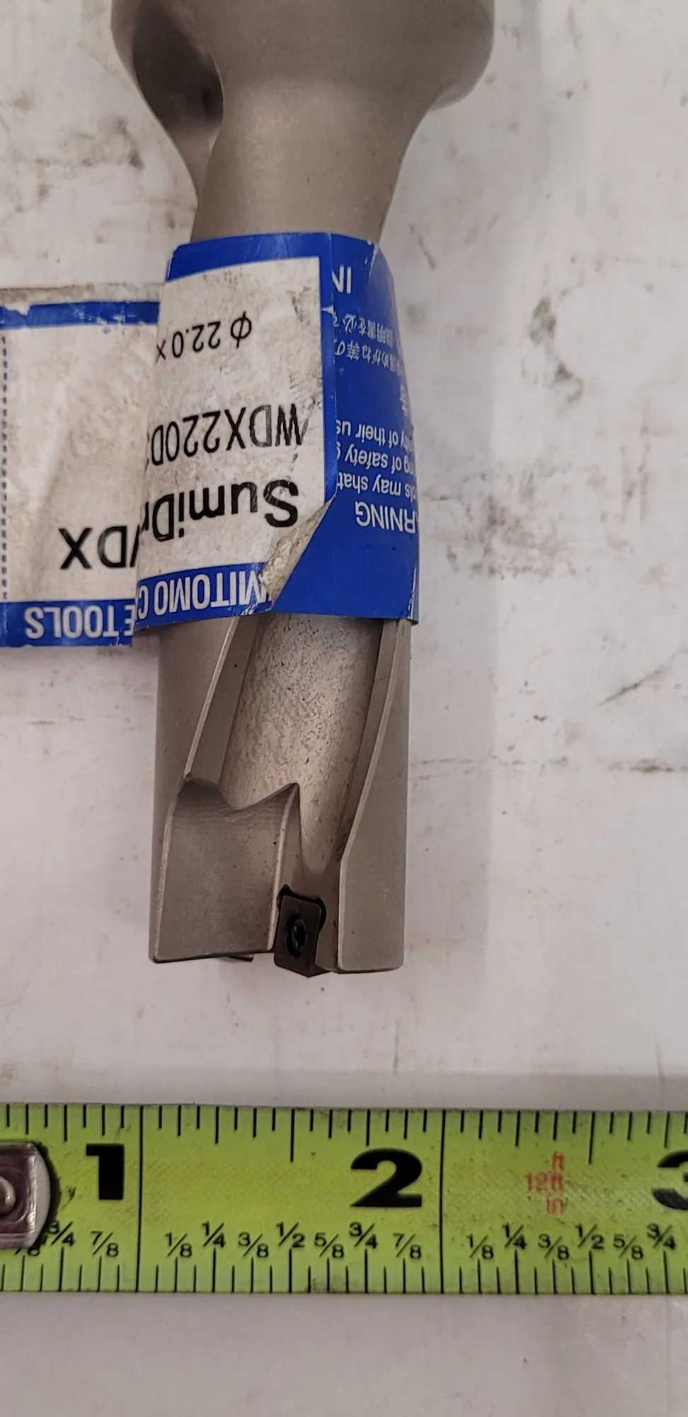 SUMIDRILL WDX220D3S25 INDEXABLE DRILL, 22MM MAX DIA, STRAIGHT-CYLINDRICAL SHANK - MACHINE TOOLING