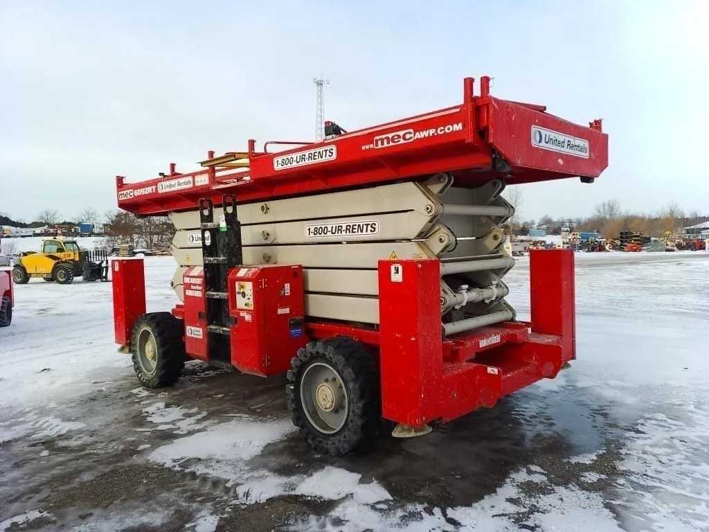 2021 MEC 6092RT ROUGH TERRAIN SCISSOR LIFT, 66 FT WORKING HEIGHT, 1,200 LB CAPACITY - SCISSOR LIFTS