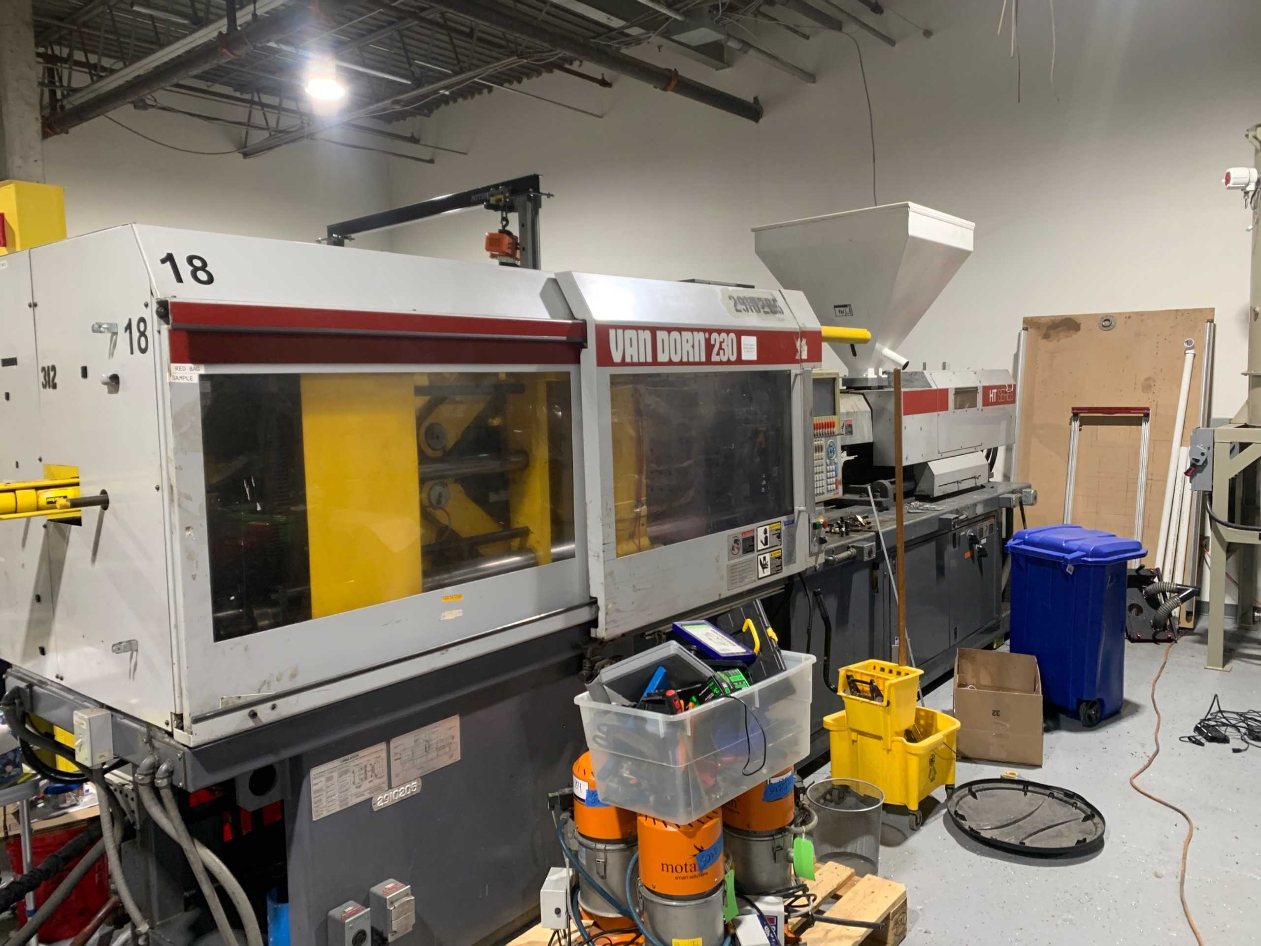 VAN DORN 230 INJECTION MOLDING MACHINE - PLASTICS & RUBBER