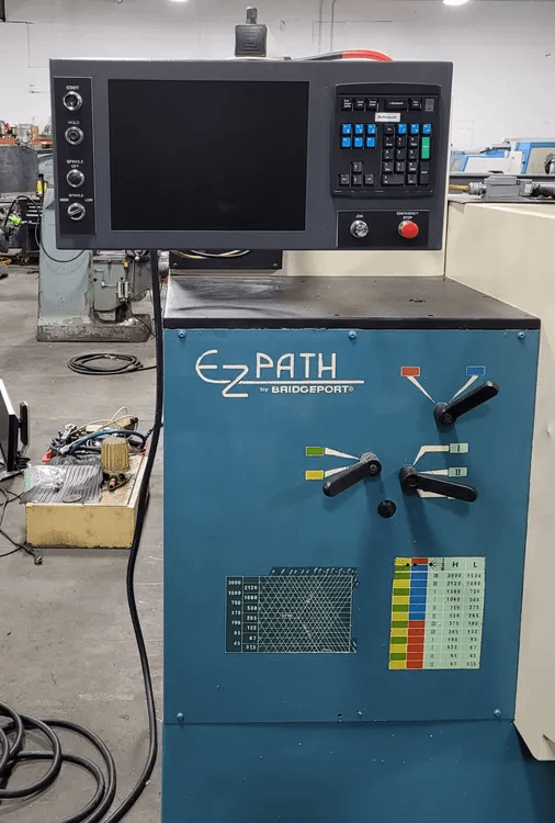 1996 BRIDGEPORT ROMI EZ PATH CNC LATHE, 16.5" SWING, 40" Z, 8 HP, 3000 RPM, 5000 LBS. - CNC LATHES