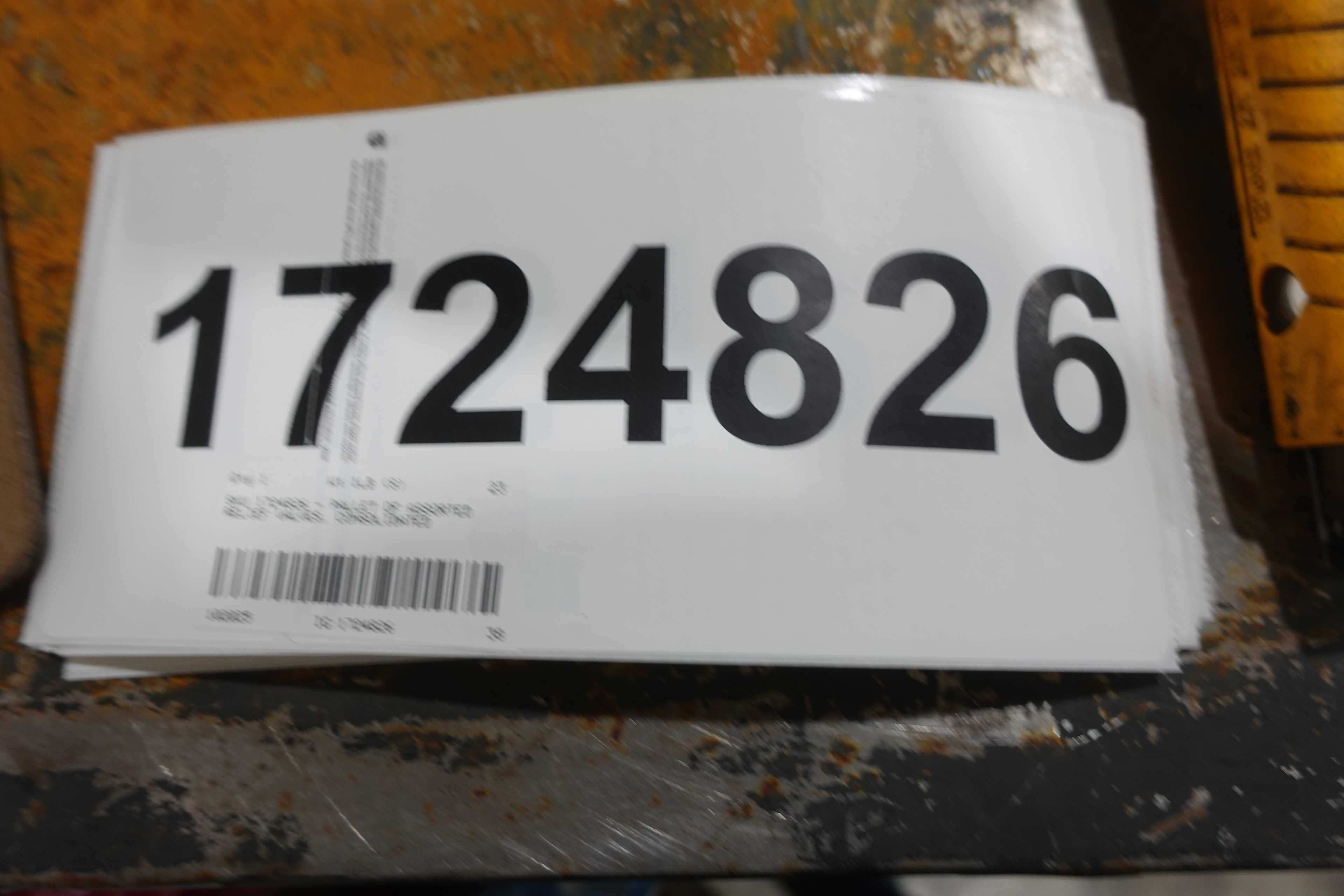 SKU 1724826 - PALLET OF ASSORTED RELIEF VALVES, CONSOLIDATED, FARRIS, ENSYSA, CROSBY - RELIEF VALVE