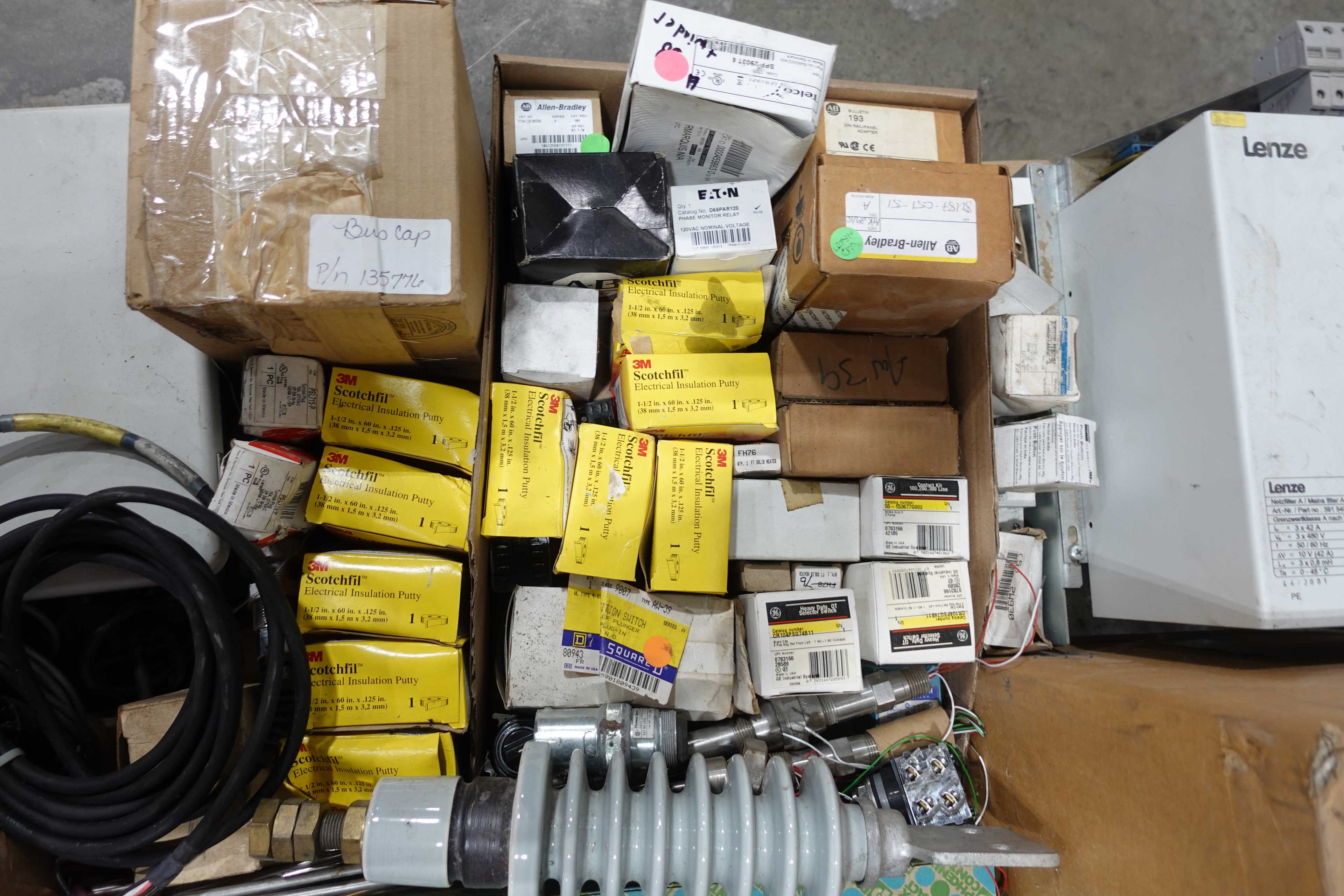 4 PALLETS OF ASSORTED ELECTRICAL - ELECTRICAL COMPONENTS