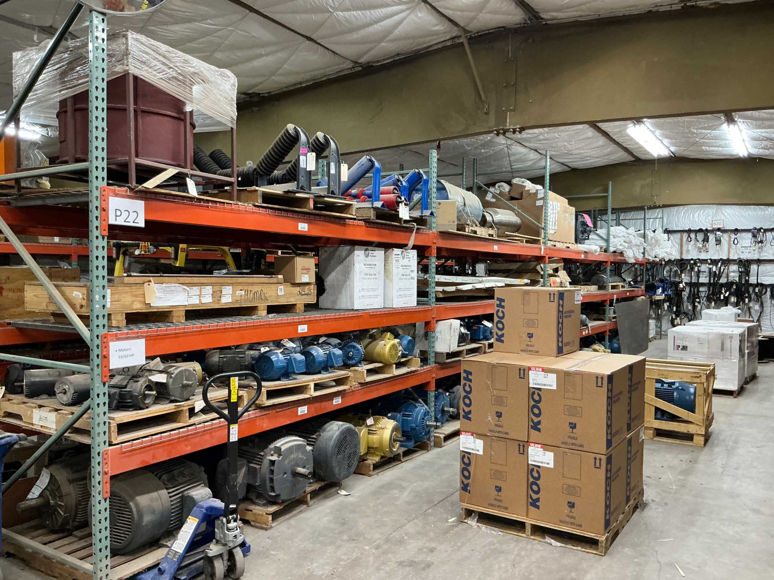 BULK QTY OF SPARE PARTS INVENTORY - INDUSTRIAL PARTS