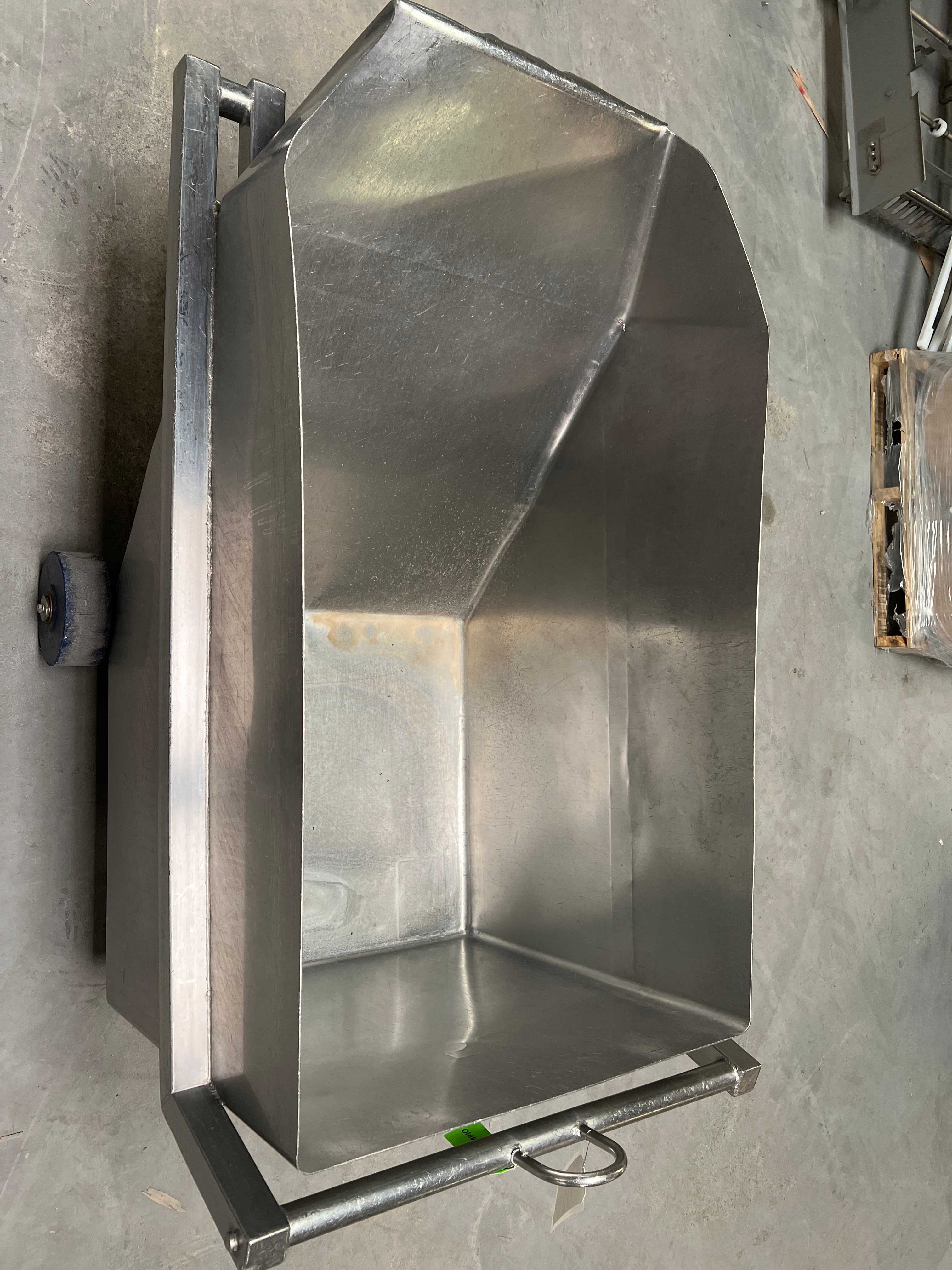 Stainless Steel Dump Cart Hopper - ROLLING CARTS