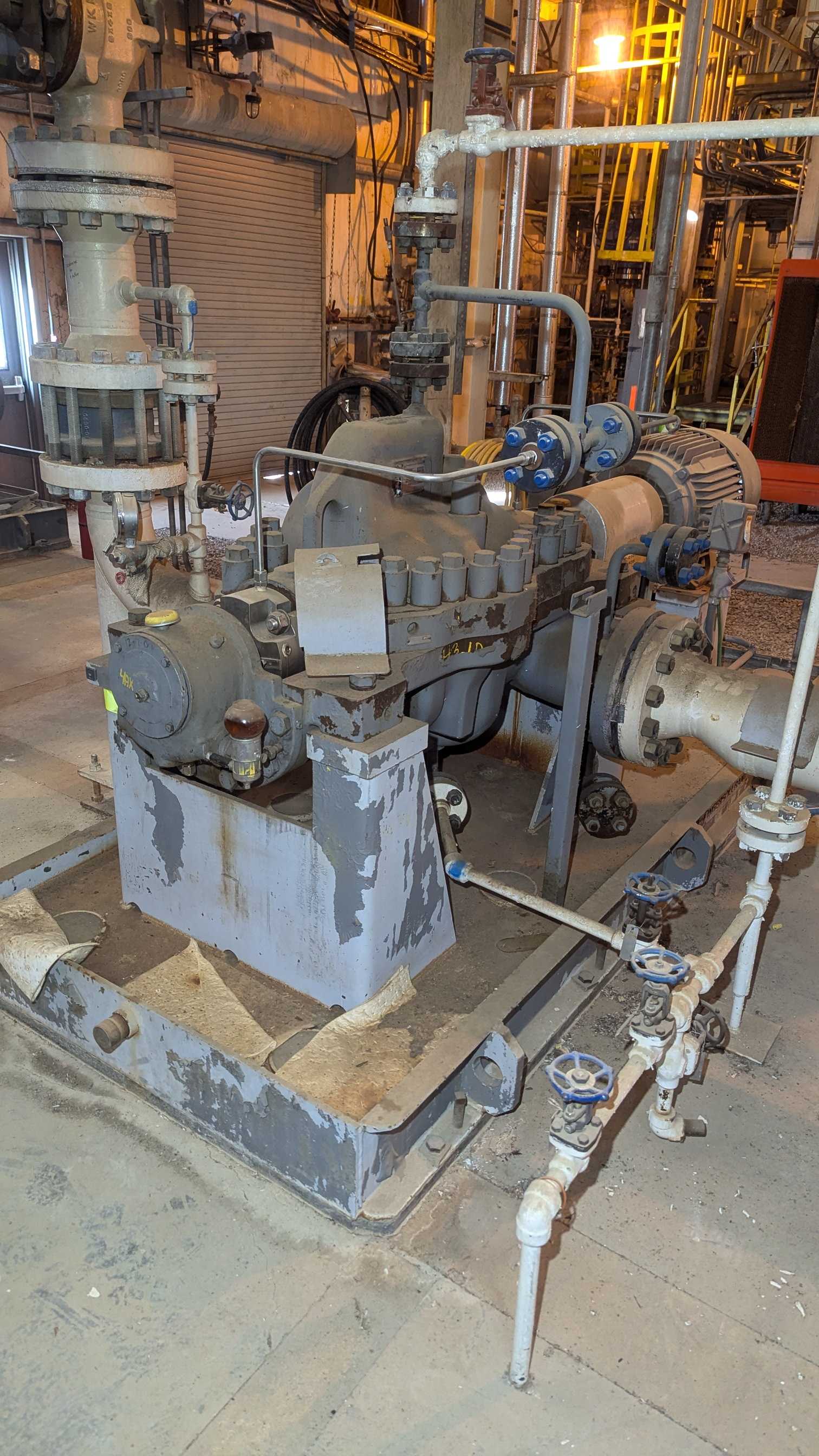 INGERSOLL-RAND 4X11DA-4 PUMP & 75 HP MOTOR ASSEMBLY - MULTI-STAGE PUMP