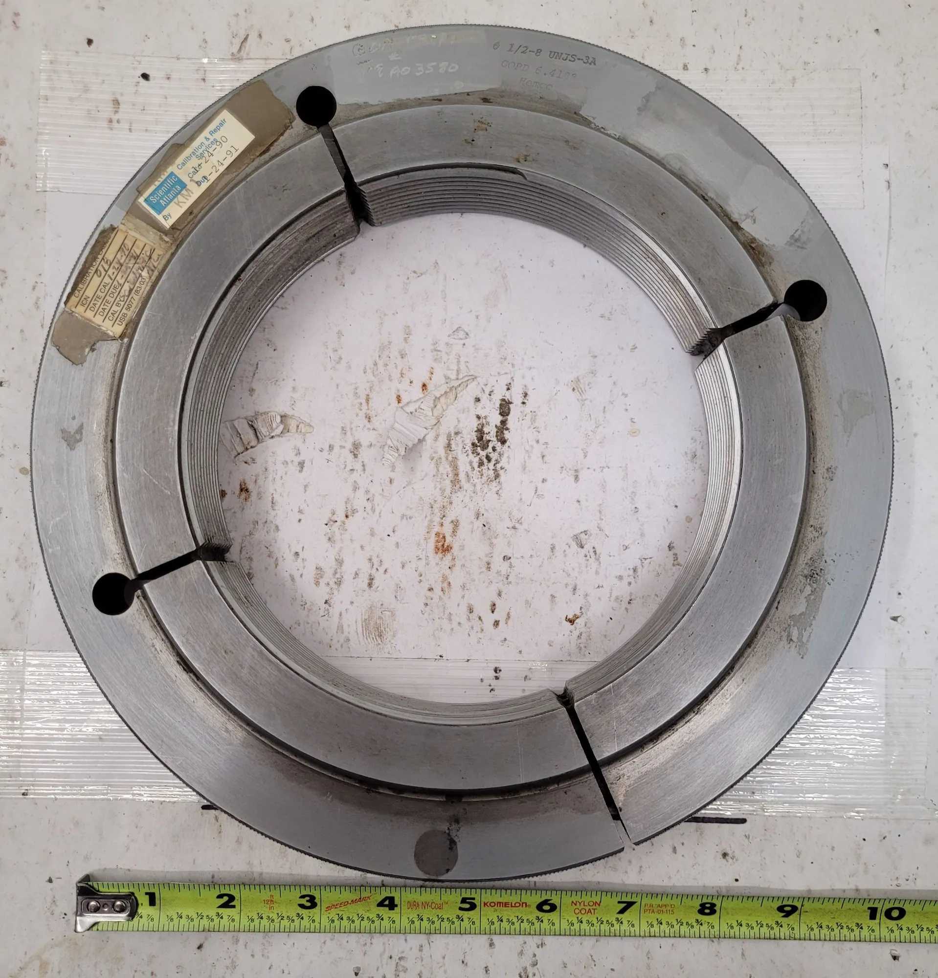 HEMCO THREAD GAGE, 6.5 – 8 UNJS -3A - MACHINE TOOLING