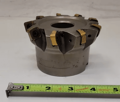 INGERSOLL DD6H-40R01 4" - 9 INSERT FACE MILL - CUTTING DIA. 4.000", DOC MAX 0.065" - MACHINE TOOLING