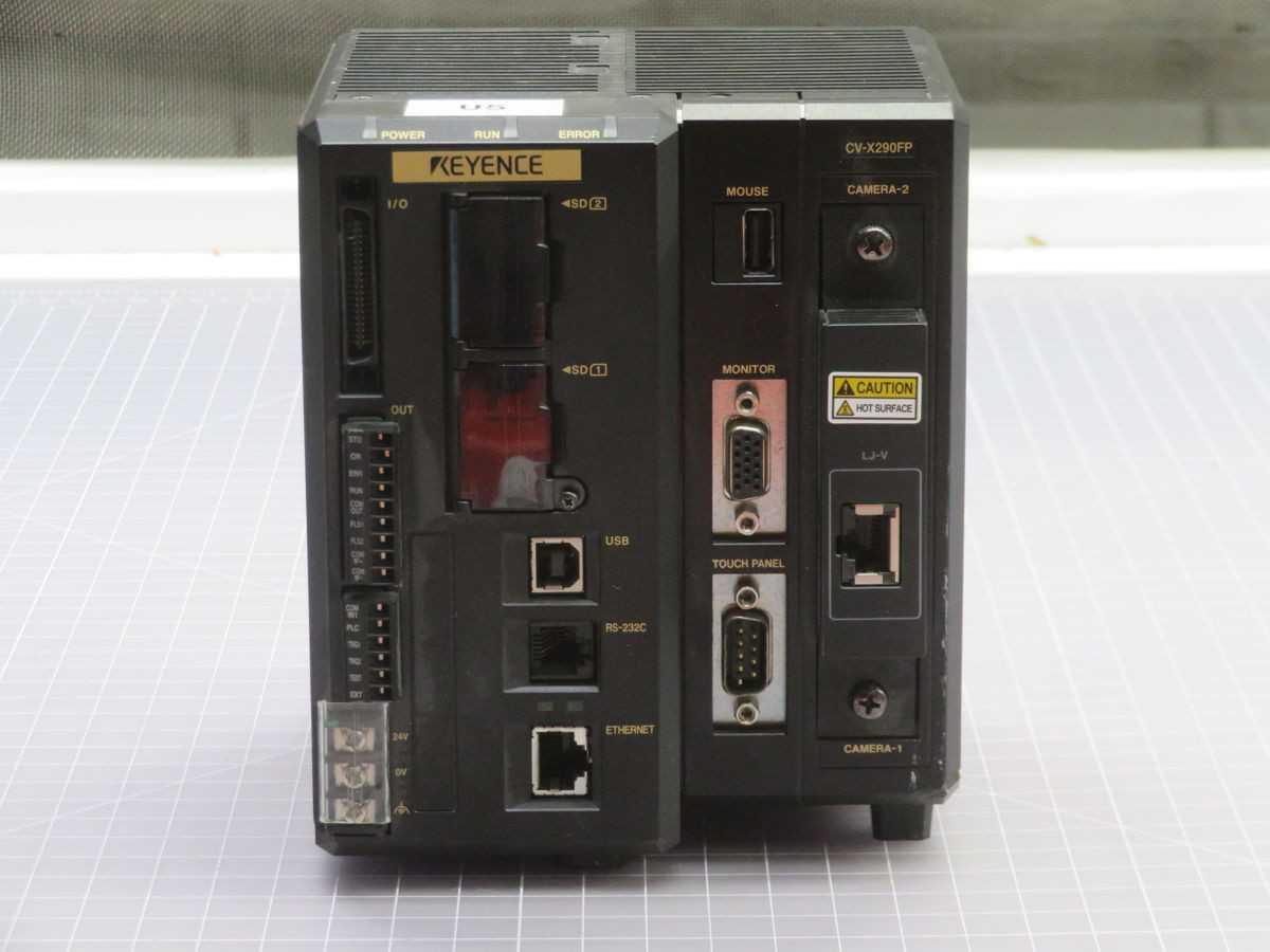 KEYENCE MSIP-REM-KEY-1228A CV-X290FP, MACHINE VISION CONTROLLER, 32 IN, 32 OUT, 24 VDC POWER - AUTOMATION & CONTROLS