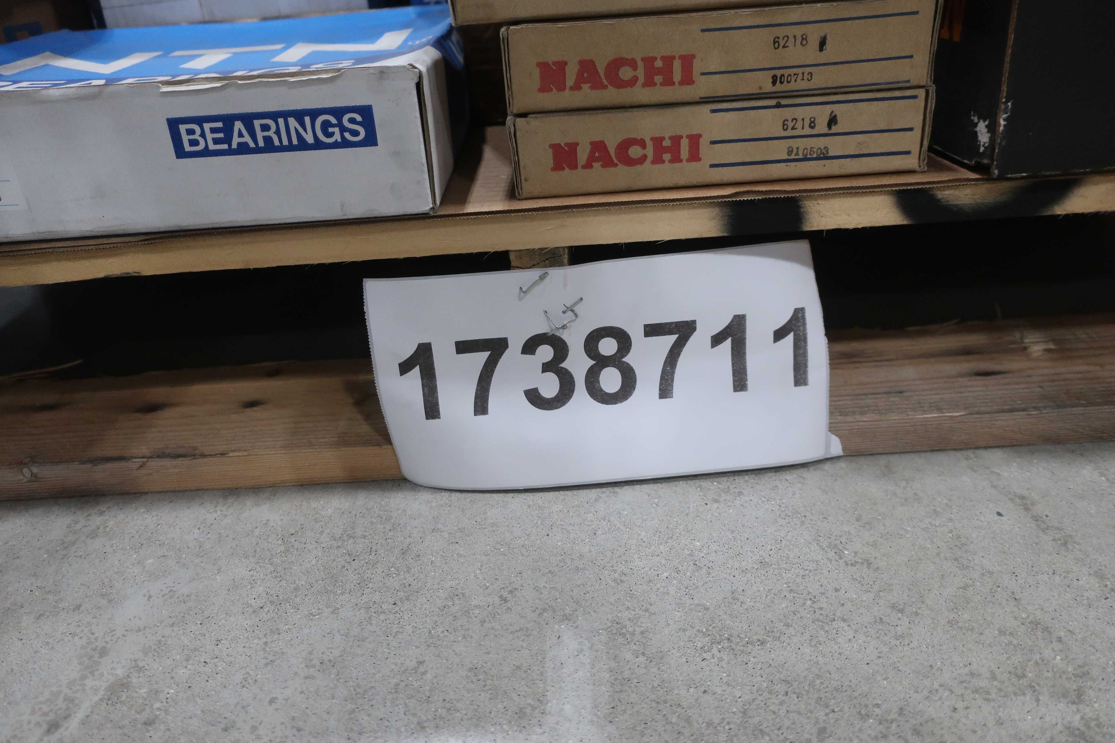 SKU 1738711 - PALLET OF ASSORTED BEARINGS, NTN, SKF, NACHI, TIMKEN, FAG, RHP, INA - BEARINGS