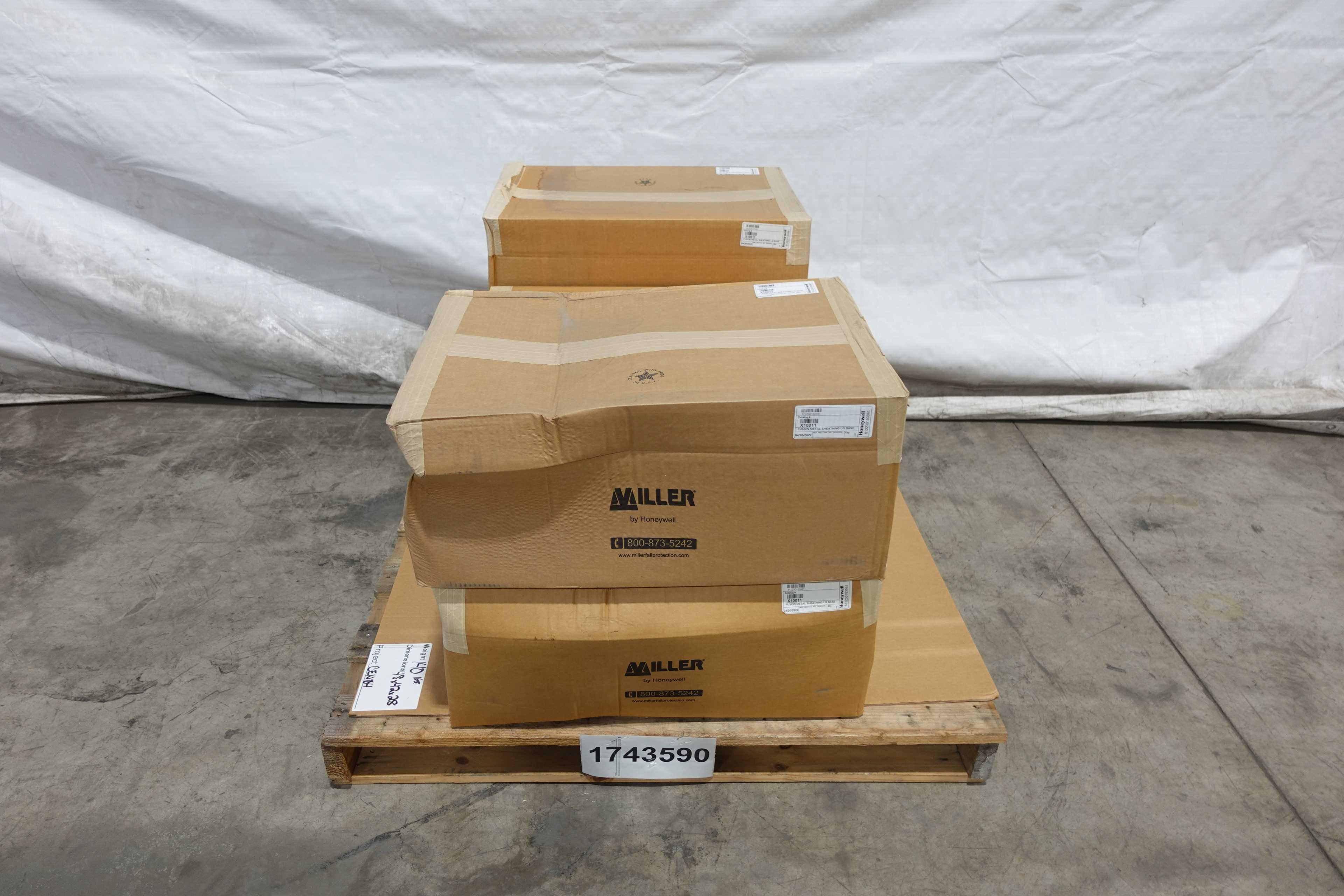 SKU 1743590 - LOT OF 5 MILLER X10011 ROOF ANCHORS