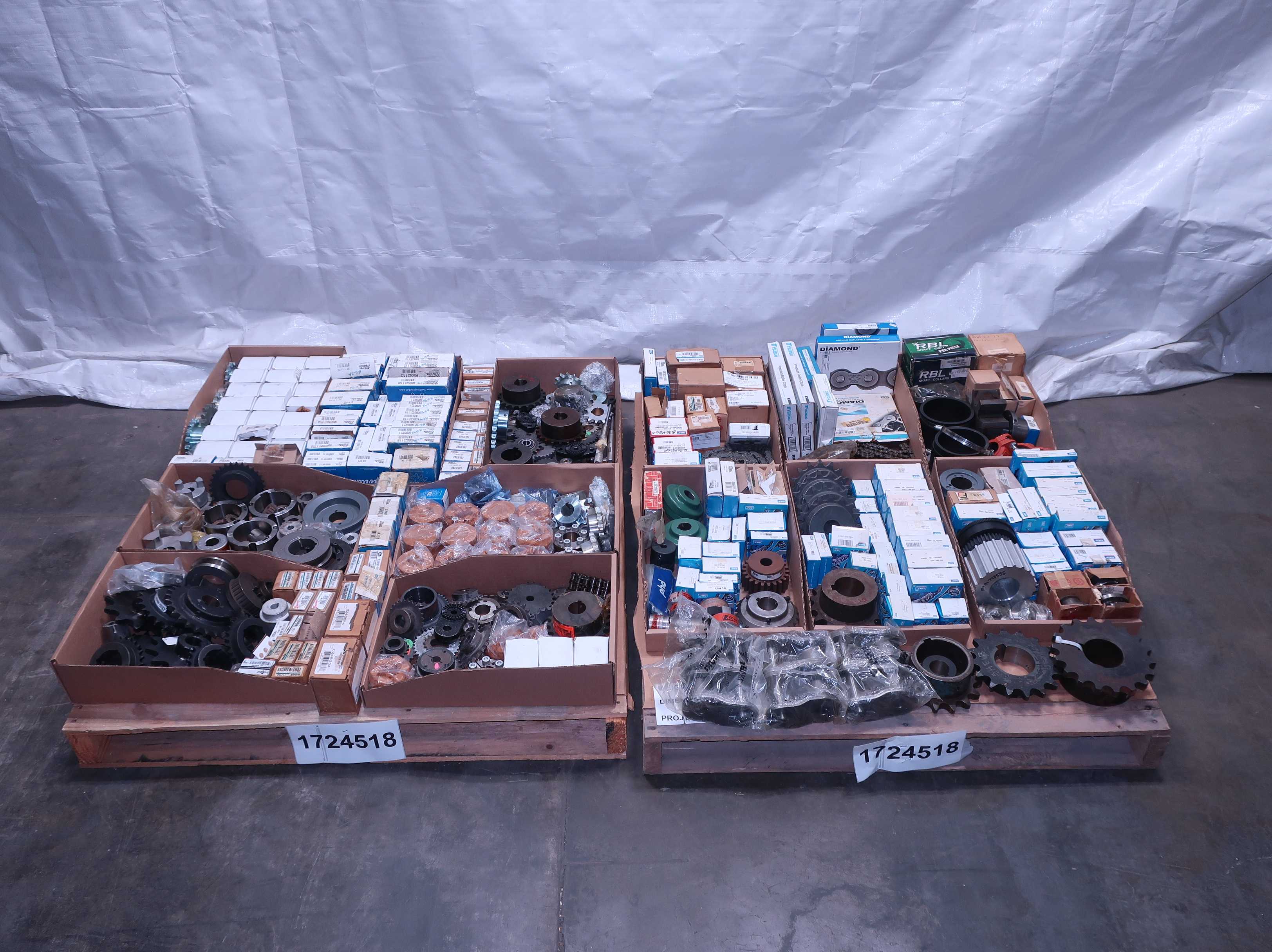 SKU 1724518 - 2 PALLETS OF ASSORTED POWER TRANS - POWER TRANSMISSION