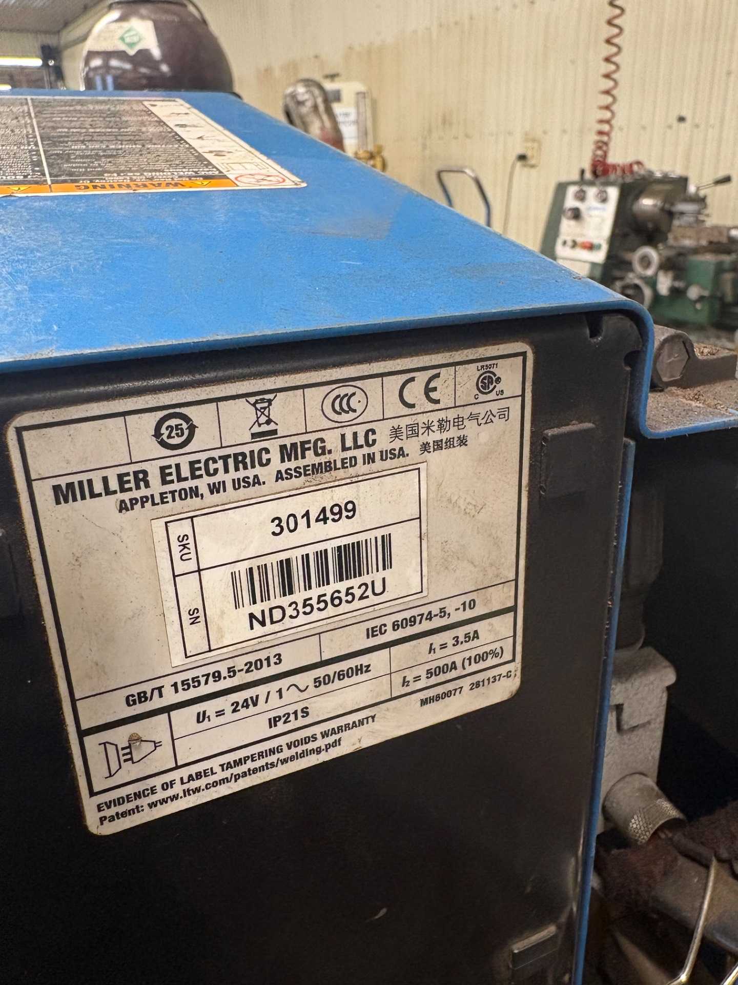 2004 THERMAL ARC ARCMASTER 400 MST WELDER 400A OUTPUT, 208-460V - WELDING EQUIPMENT