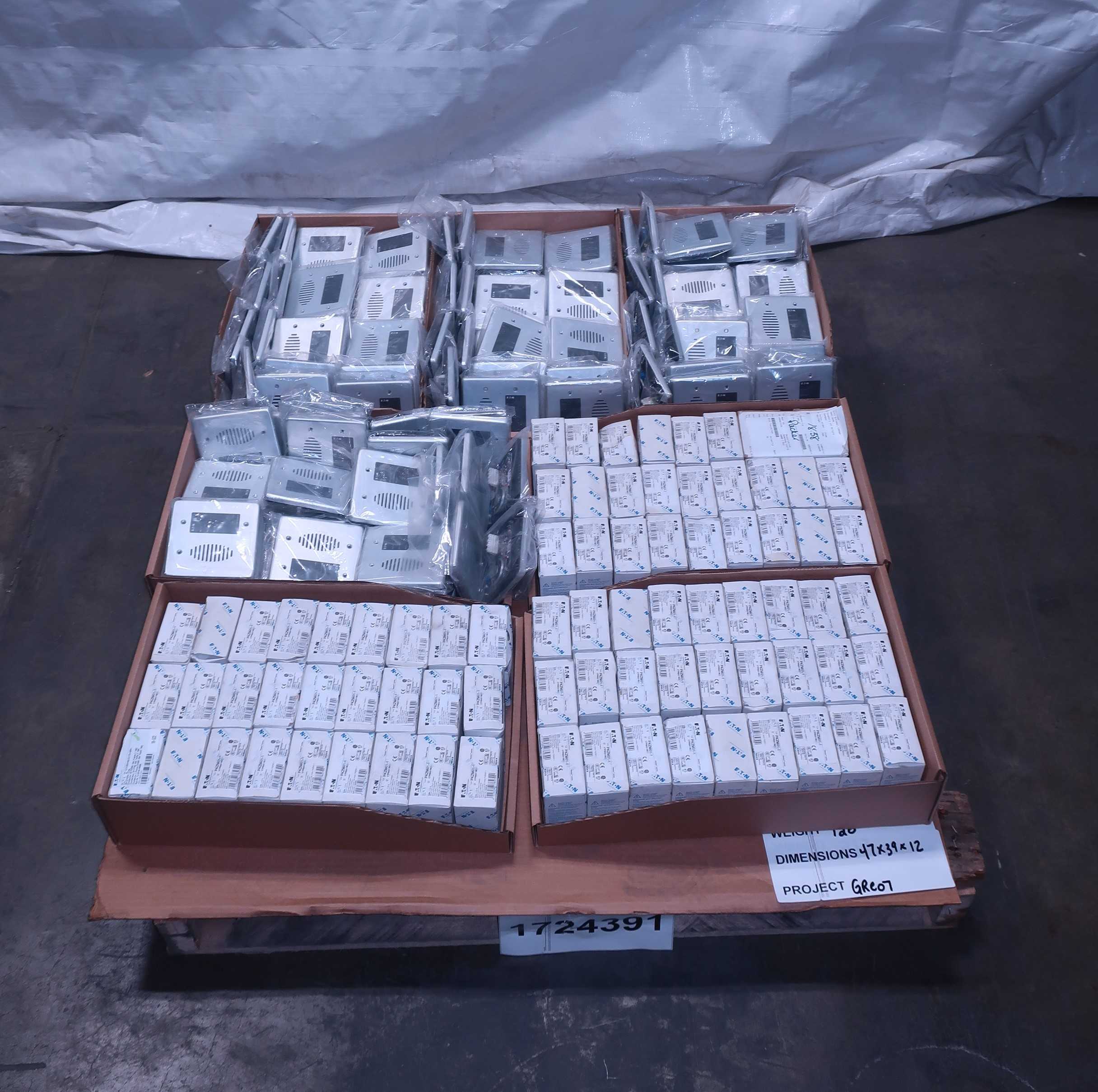SKU 1724391 - PALLET OF ASSORTED EATON ELECTRICAL - ELECTRICAL COMPONENTS