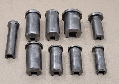 DUMONT SERIES C KEYSEATER BROACH BUSHING SET OF 9 (VARIOUS SIZES) - MACHINE TOOLING