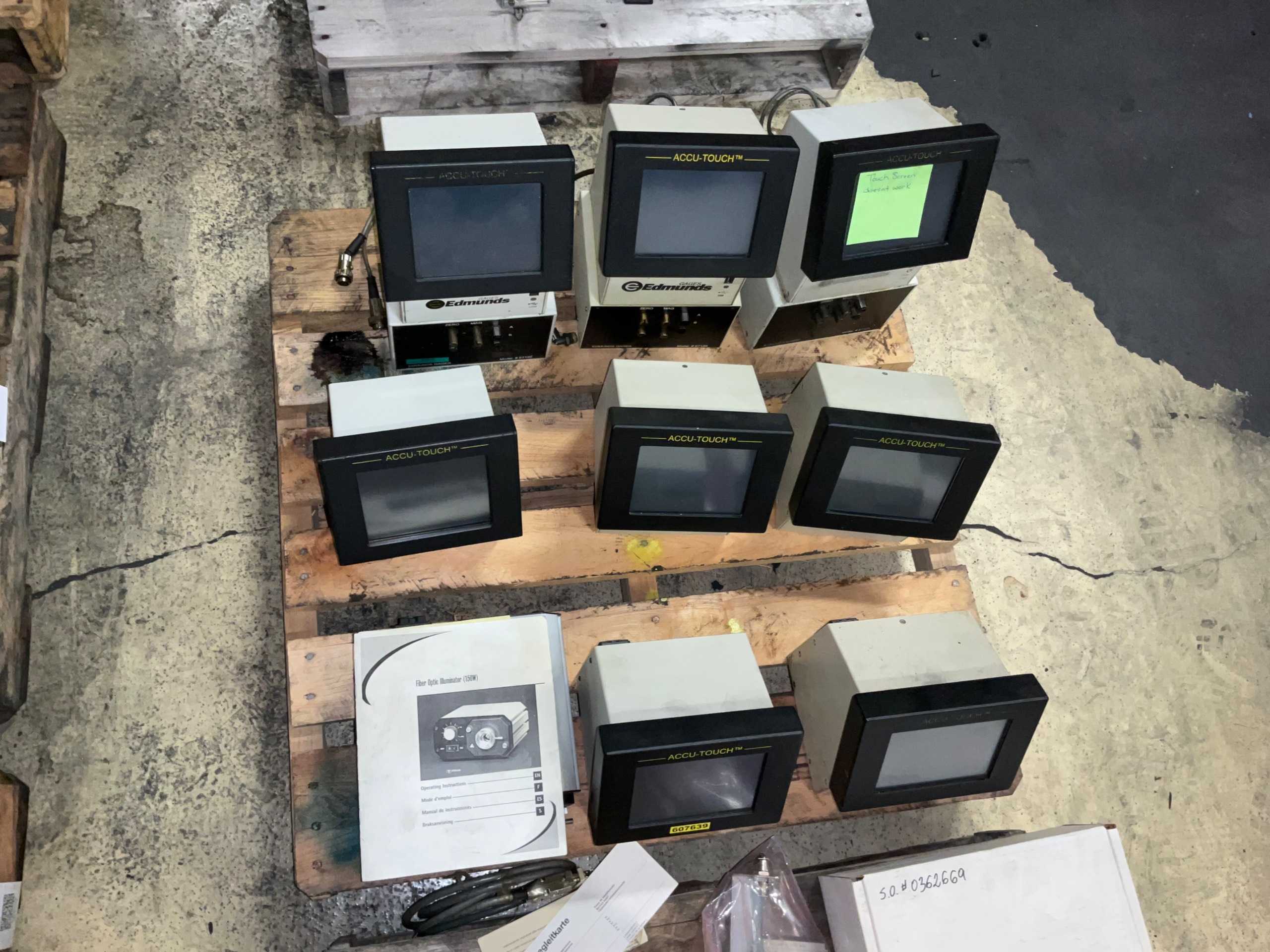 QTY 8 EDMUNDS CONTROL PANNELS - OPERATOR INTERFACE PANELS
