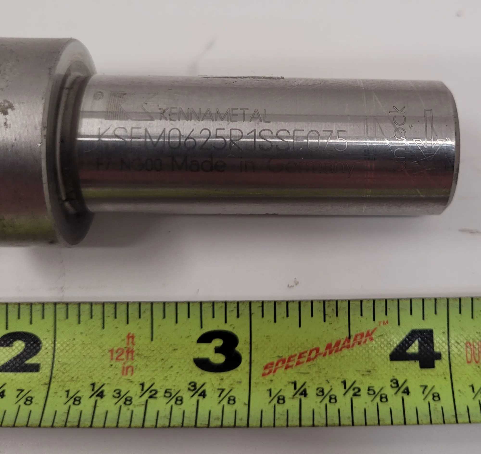 KENNAMETAL KSEM INDEXABLE DRILL, COOLANT THRU, 5/8" CUT DIA, 3/4" SHANK, 2 FLUTES, 4" OAL - MACHINING TOOLING & PARTS