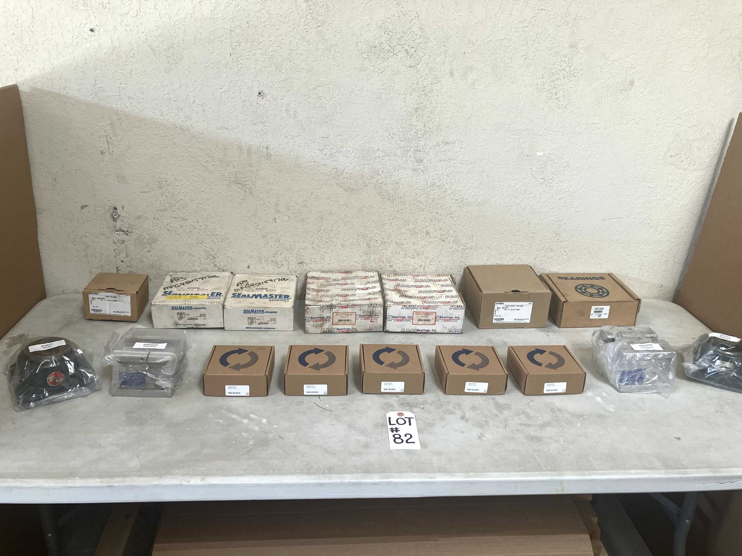 QTY 16: ASSORTED REXNARD/DODGE BEARINGS - BEARINGS