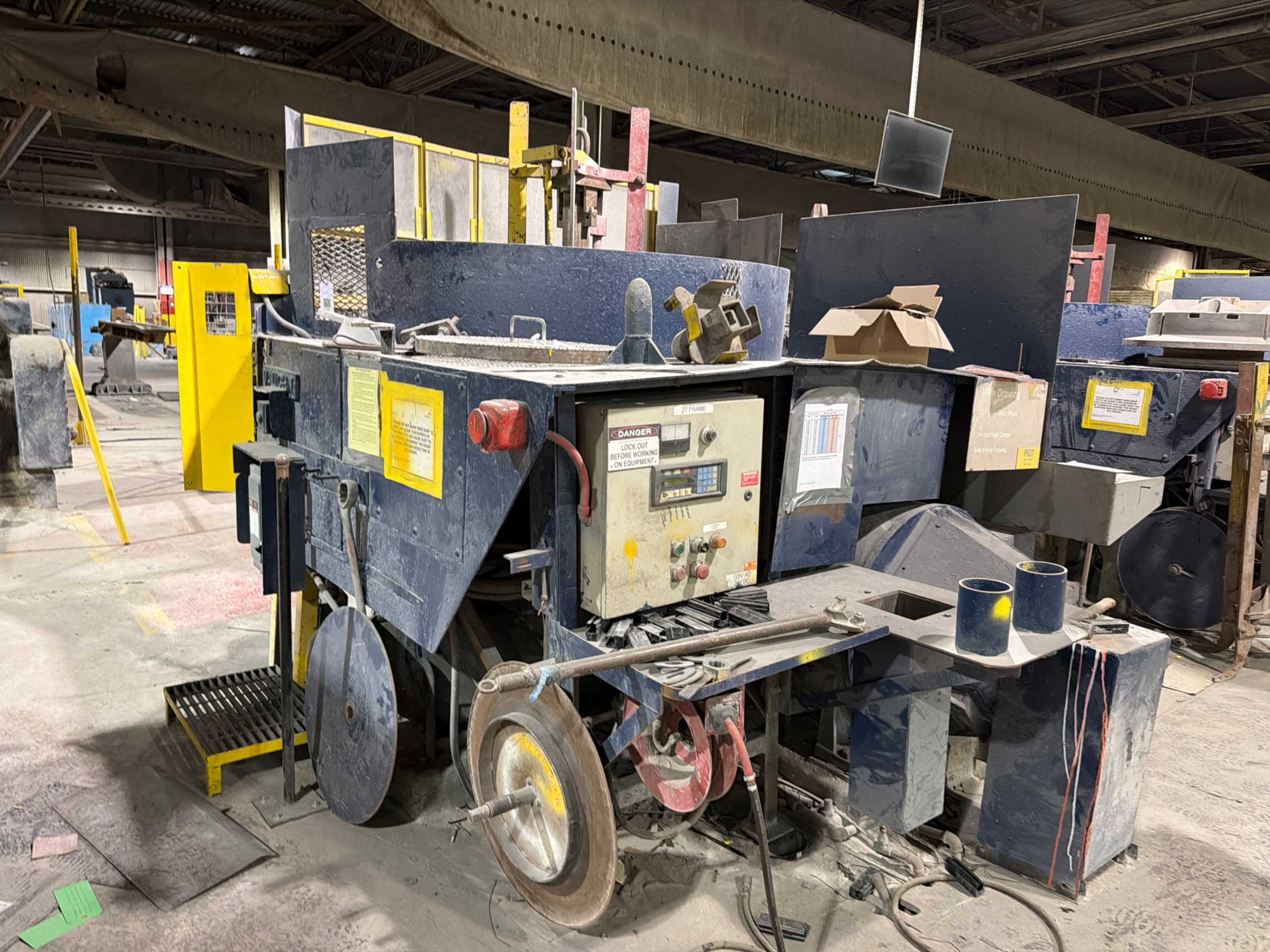 Single-Block Wire Drawing Machine - WIRE DRAWING MACHINES