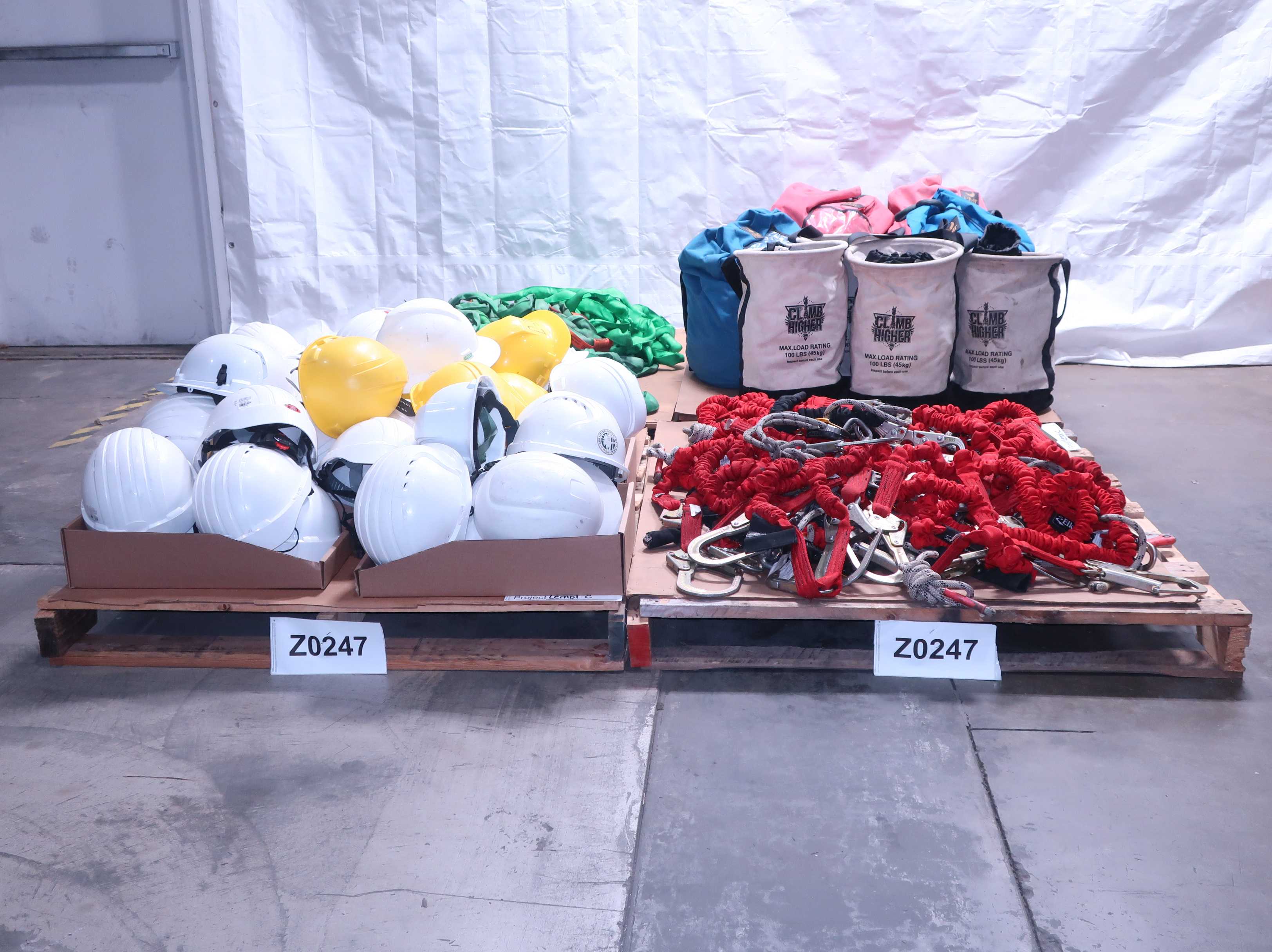 4 PALLETS OF ASSORTED RIGGING