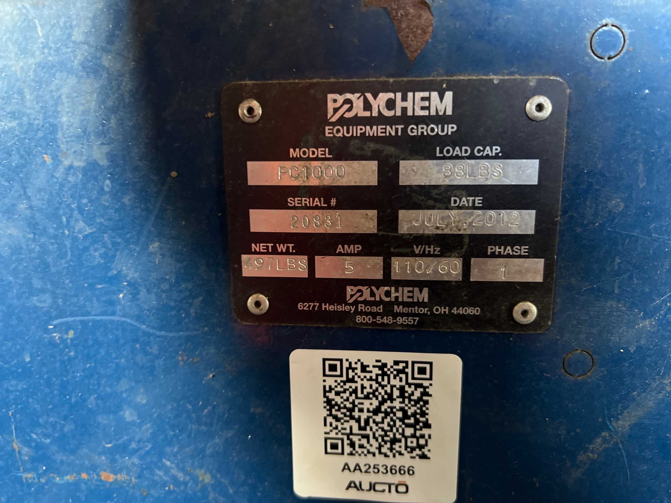 2012 POLYCHEM PC1000 AUTOMATIC ARC STRAPPER - PACKAGING