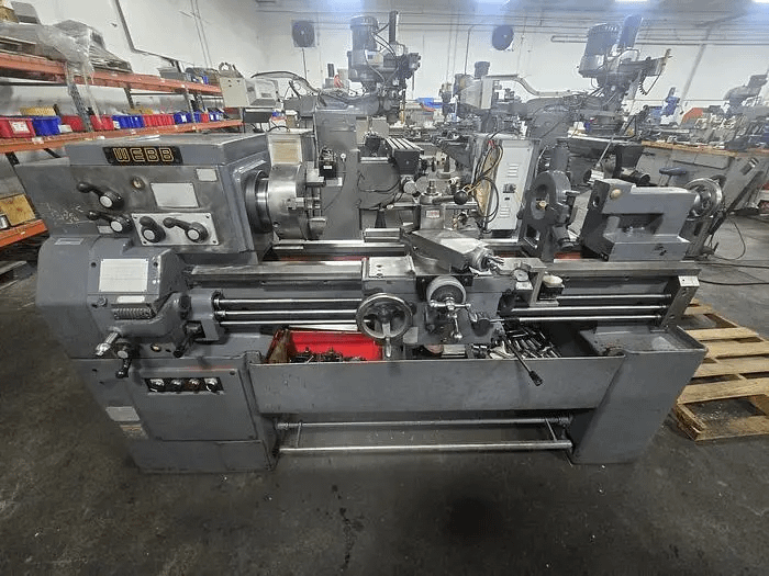 WEBB ENGINE LATHE 18X40, 18" SWG, 40" CTRS, 50-1850 RPM, 440V 3PH - MANUAL LATHES