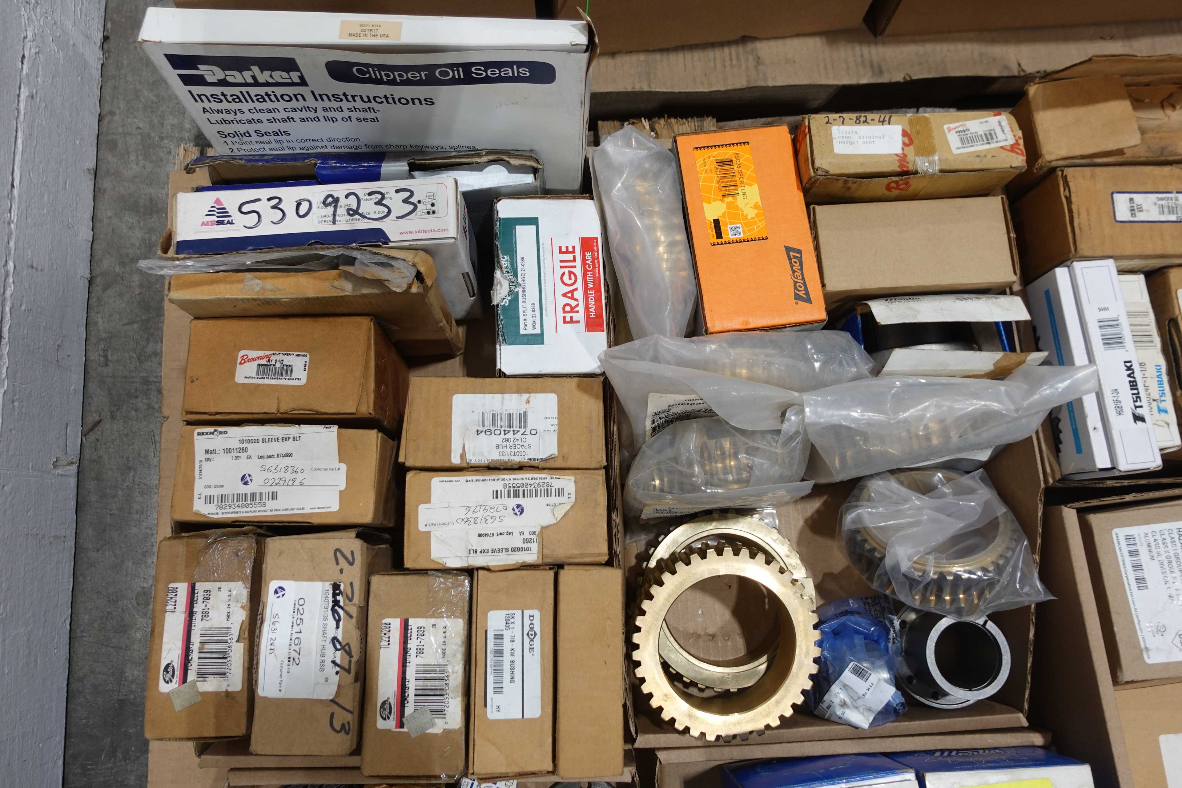 SKU 1735634 - 4 PALLETS OF ASSORTED POWER TRANSMISSION - POWER TRANSMISSION