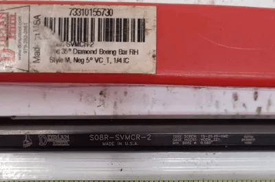 DORIAN TOOL S08R-SVMCR-2 BORING BAR - MACHINE TOOLING
