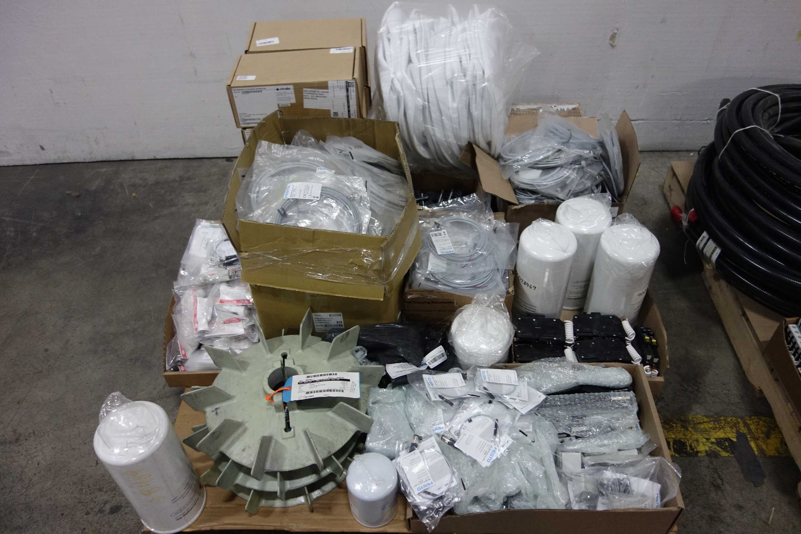 2 PALLETS OF ASSORTED MRO - INDUSTRIAL PARTS