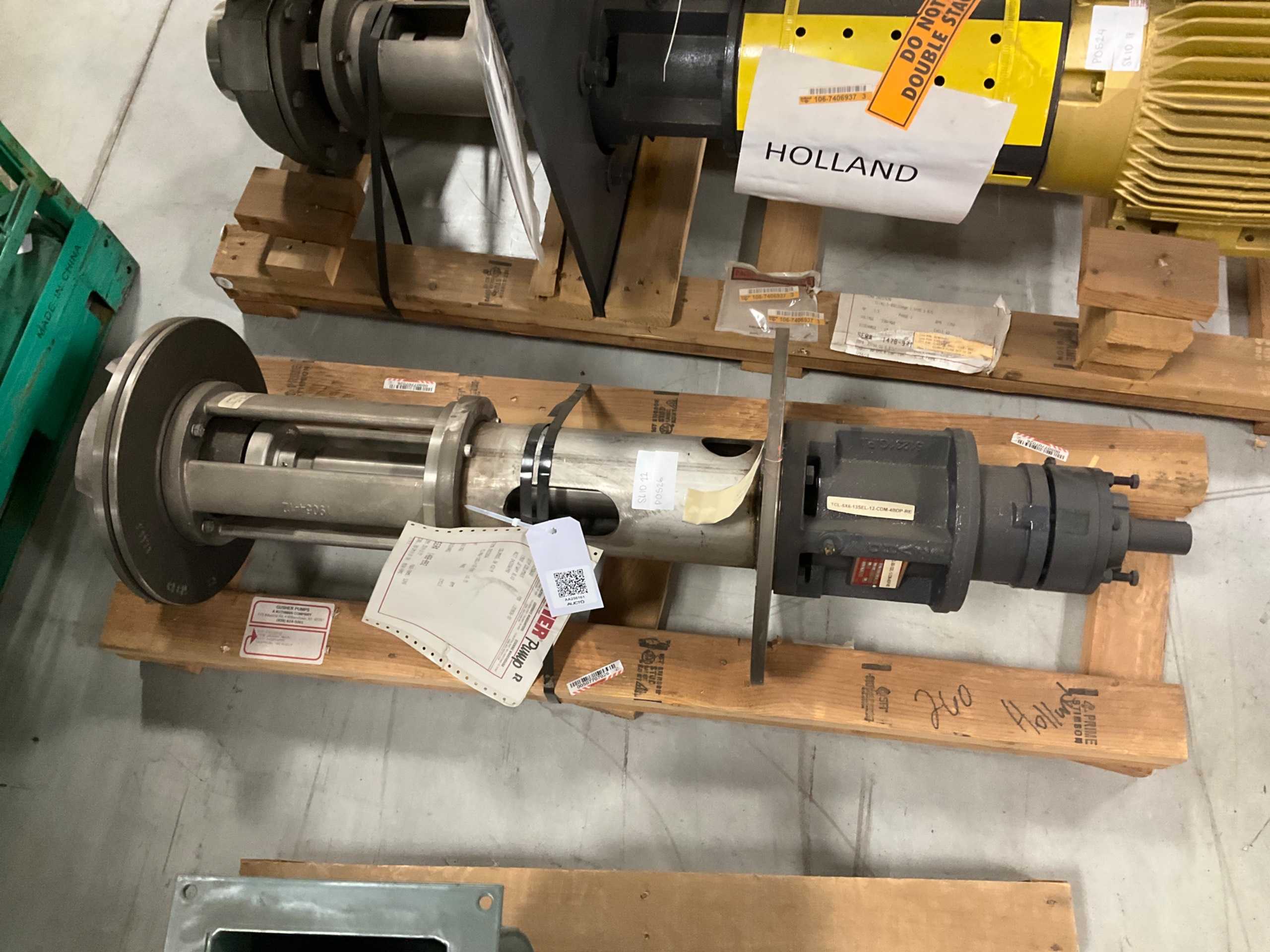 GUSHER PUMPS TCL-5X6-13SEL-12-CDM-4BDP-RE VERTICAL PUMP - VERTICAL PUMP