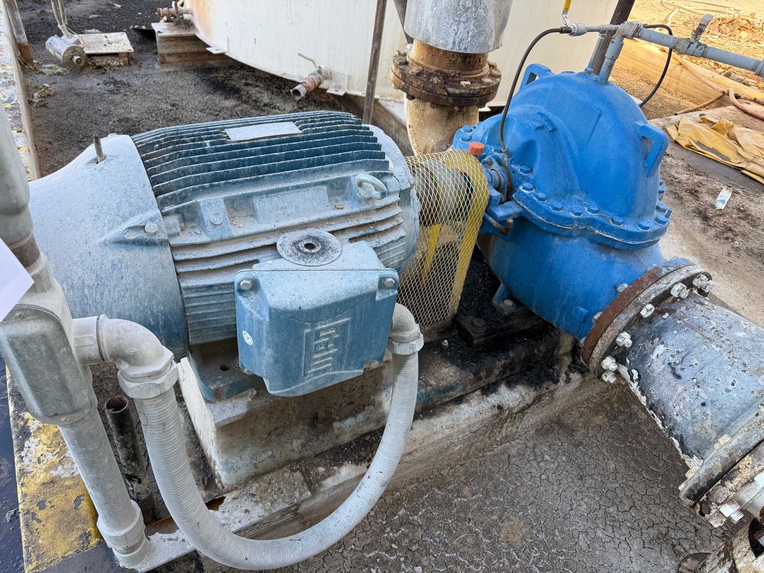 GOULDS 3410M PUMP & 100HP MOTOR ASSEMBLY - PUMP & MOTOR ASSEMBLY