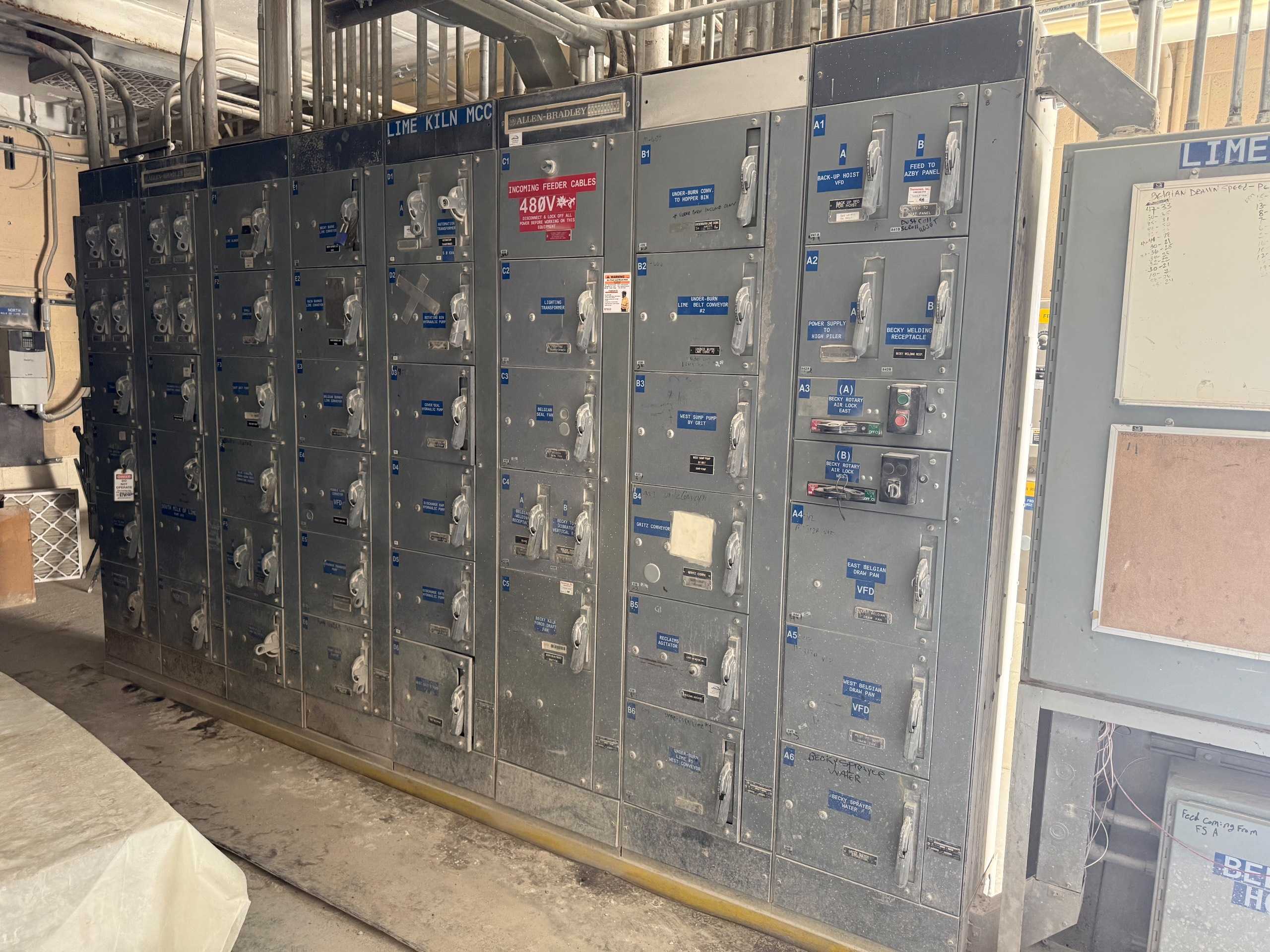 BULK QTY OF CONTENTS OF ELECTRICAL ROOM - ELECTRICAL EQUIPMENT