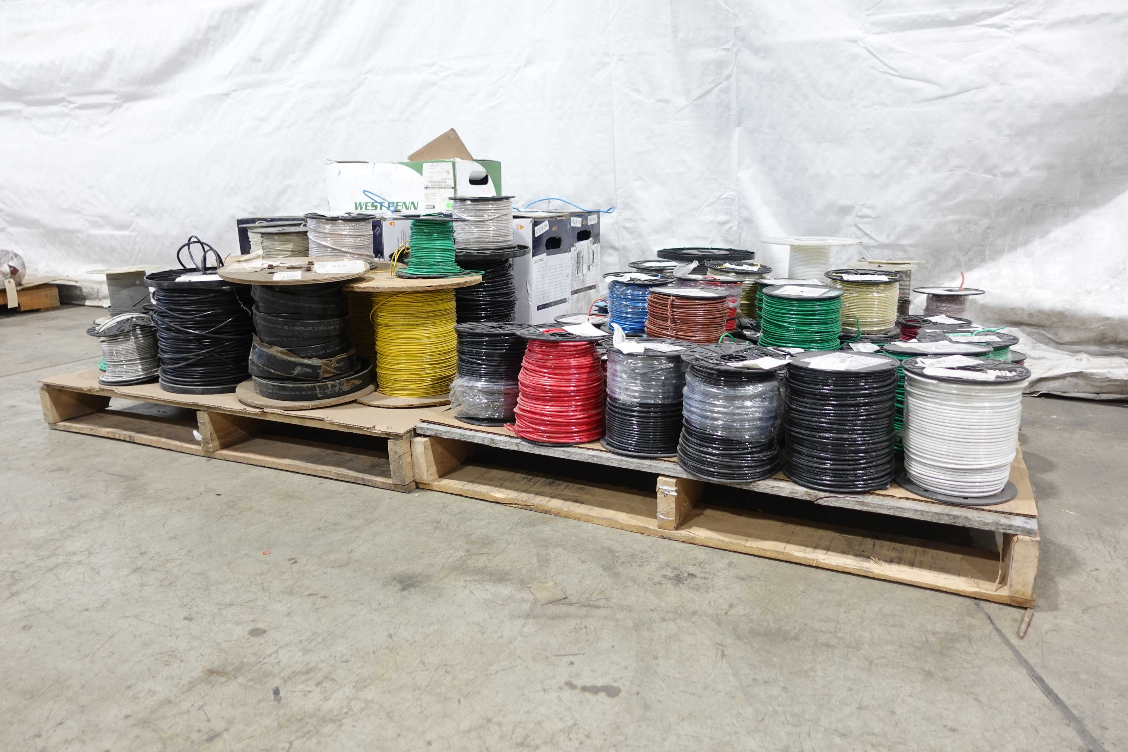 SKU 1736033 - 2 PALLETS OF ASSORTED INSULATED WIRE For Sale | Aucto