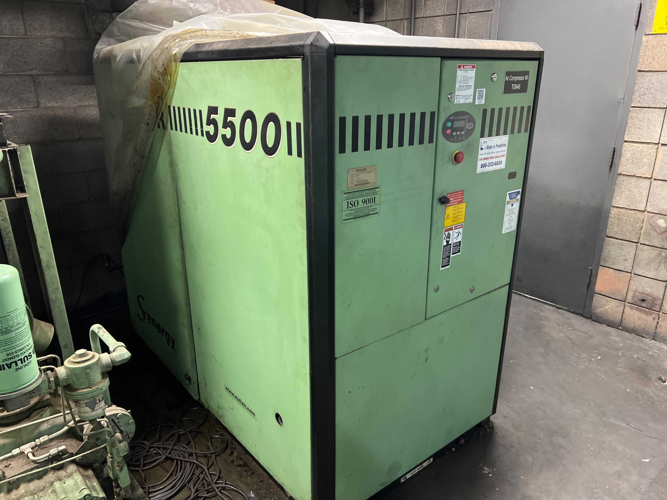 SULLAIR 5509/A STATIONARY AIR COMPRESSOR - STATIONARY AIR COMPRESSOR