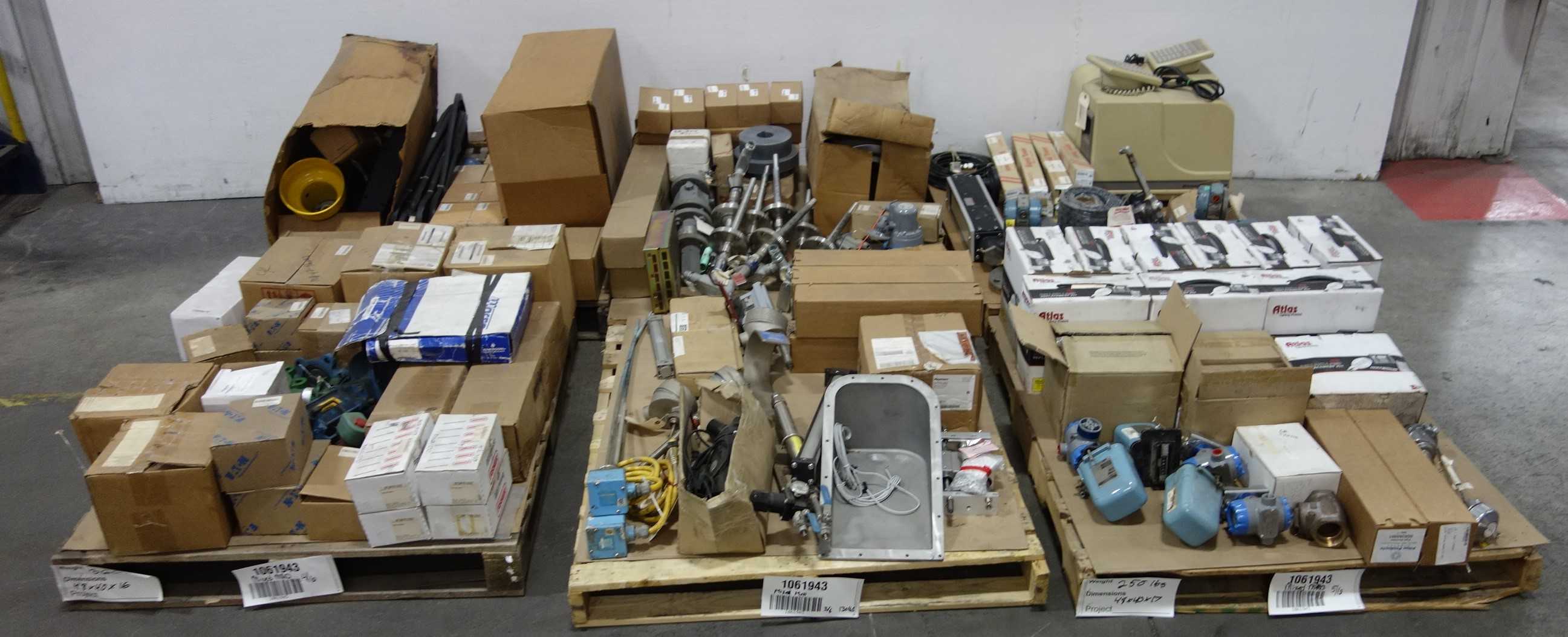 6 PALLETS OF MIXED MRO - INDUSTRIAL PARTS