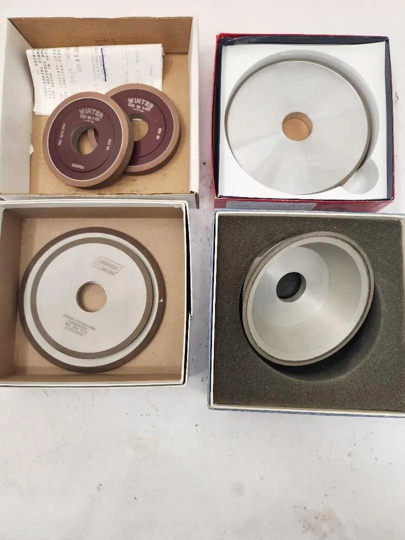 DIAMOND GRINDING WHEELS, VARIOUS SET OF 6 (CDT, WINTER, BLUE DRAGON, NORTON) - MACHINE TOOLING