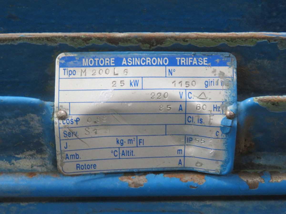 M200L6, THREE-PHASE ASYNCHRONOUS MOTOR - ELECTRIC MOTORS