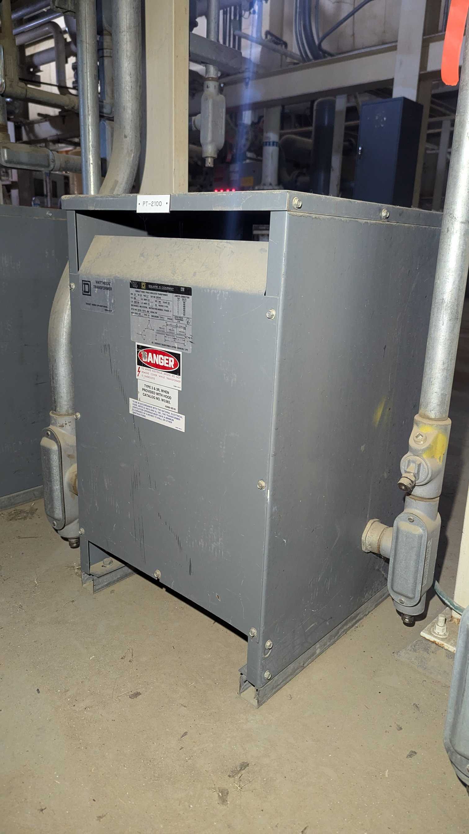 SQUARE D 30T3HB 30 KVA POWER TRANSFORMER - POWER TRANSFORMERS
