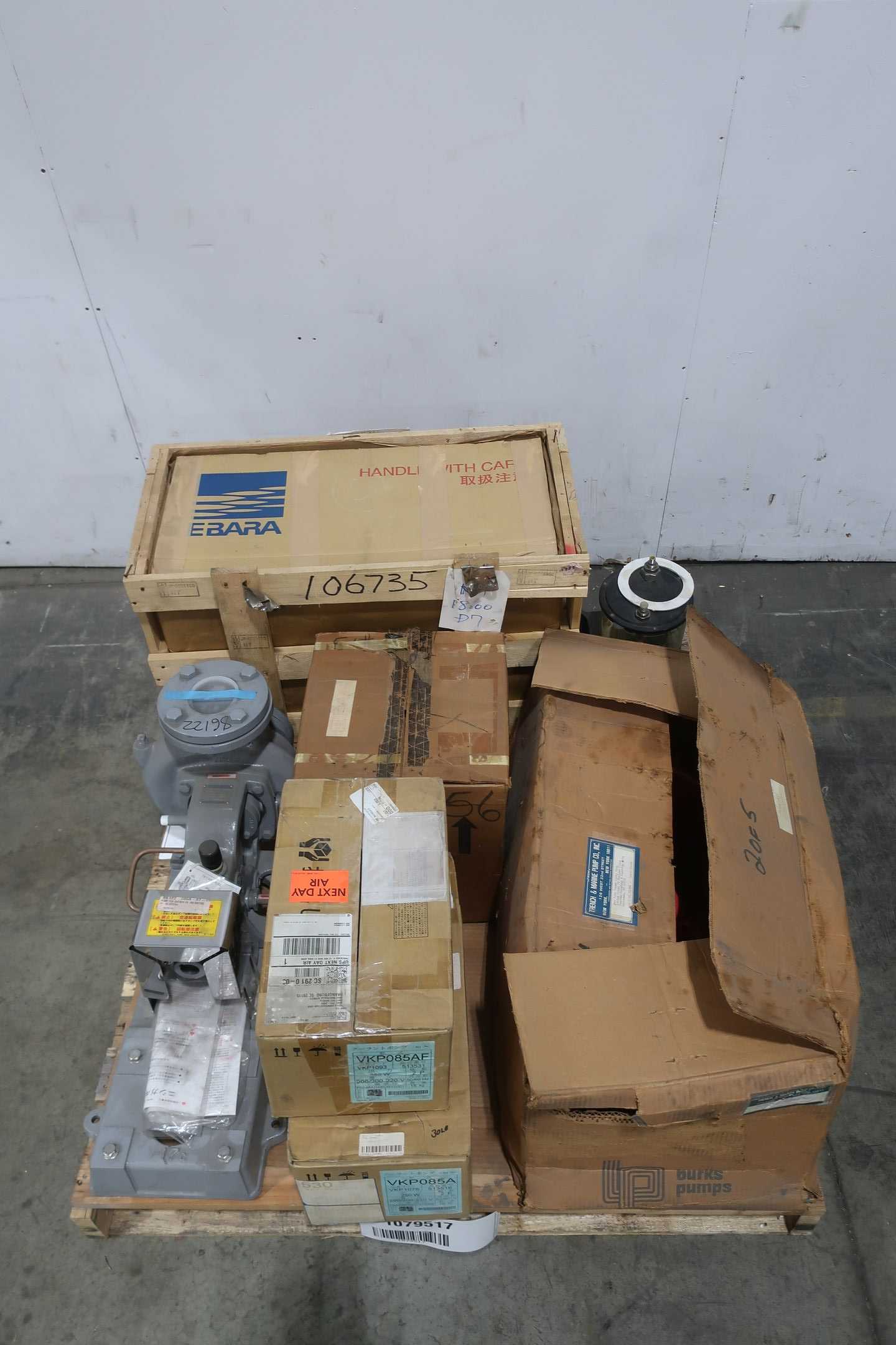 1 PALLET OF ASSORTED PUMPS - PUMPS