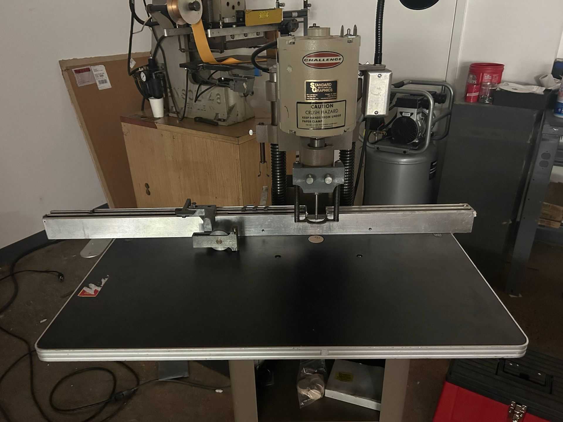 CHALLENGE JF SINGLE SPINDLE PAPER DRILL - UPRIGHT DRILL PRESSES
