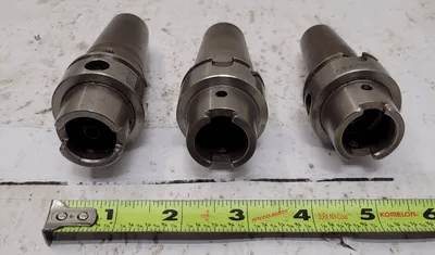 HAIMER HSK40 SHRINK FIT TOOL HOLDER - SET OF 3 (8MM, 11MM, 12MM CLAMPING DIAMETER) - MACHINE TOOLING