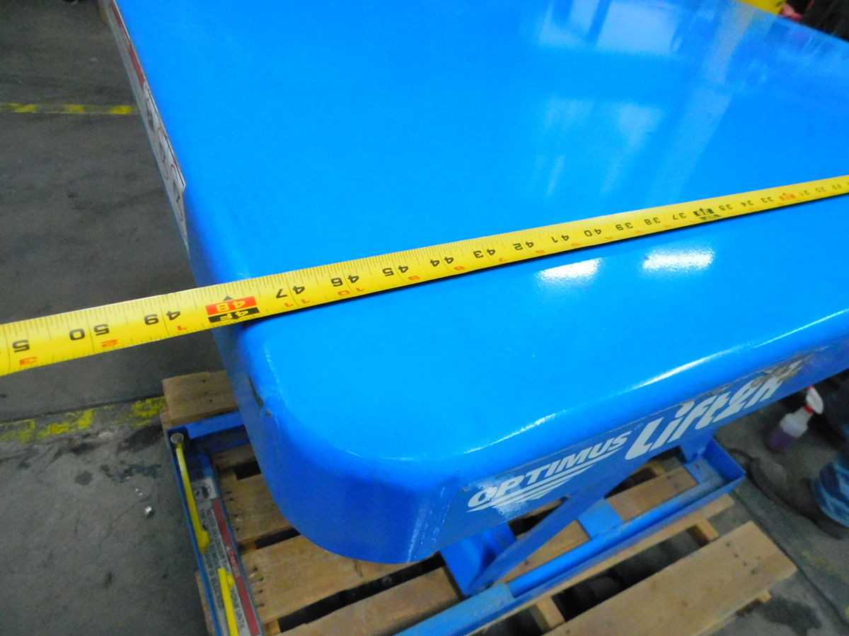 BISHAMON LIFT2K L2K-3648 TABLE LIFTS, 2000 LB PAYLOAD, 8.5-38.5 IN LIFT HEIGHT, 1 HP POWER - SCISSOR LIFTS