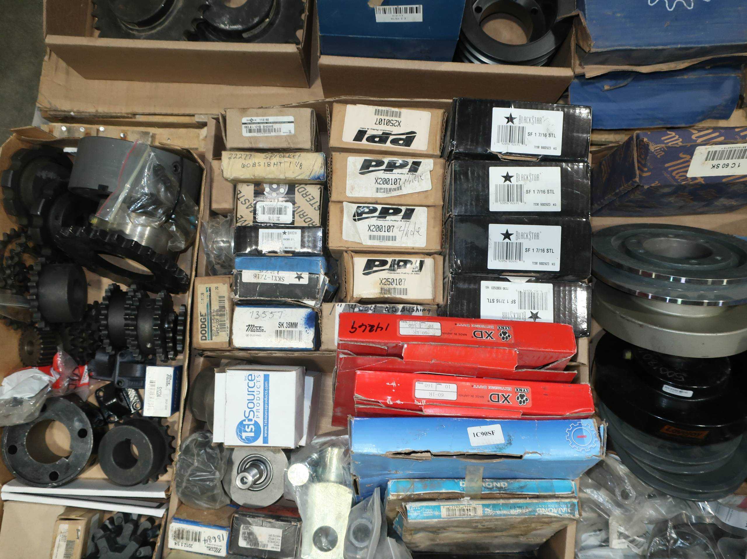 SKU 1760856 - 4 PALLETS OF ASSORTED POWER TRANSMISSION - POWER TRANSMISSION