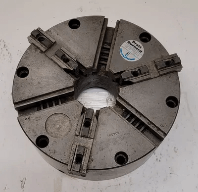 PRATT BURNERD INTERNATIONAL LATHE CHUCK, 3 JAW, 8.25 INCH DIAMETER - MACHINE TOOLING