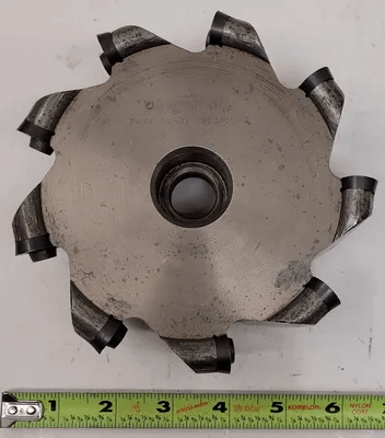 INGERSOLL 5W7K-60R01 / 7002836-D 6" SHELL MILL - 9 EFF. TEETH, 16.00 MM PROFILE RADIUS - MACHINE TOOLING