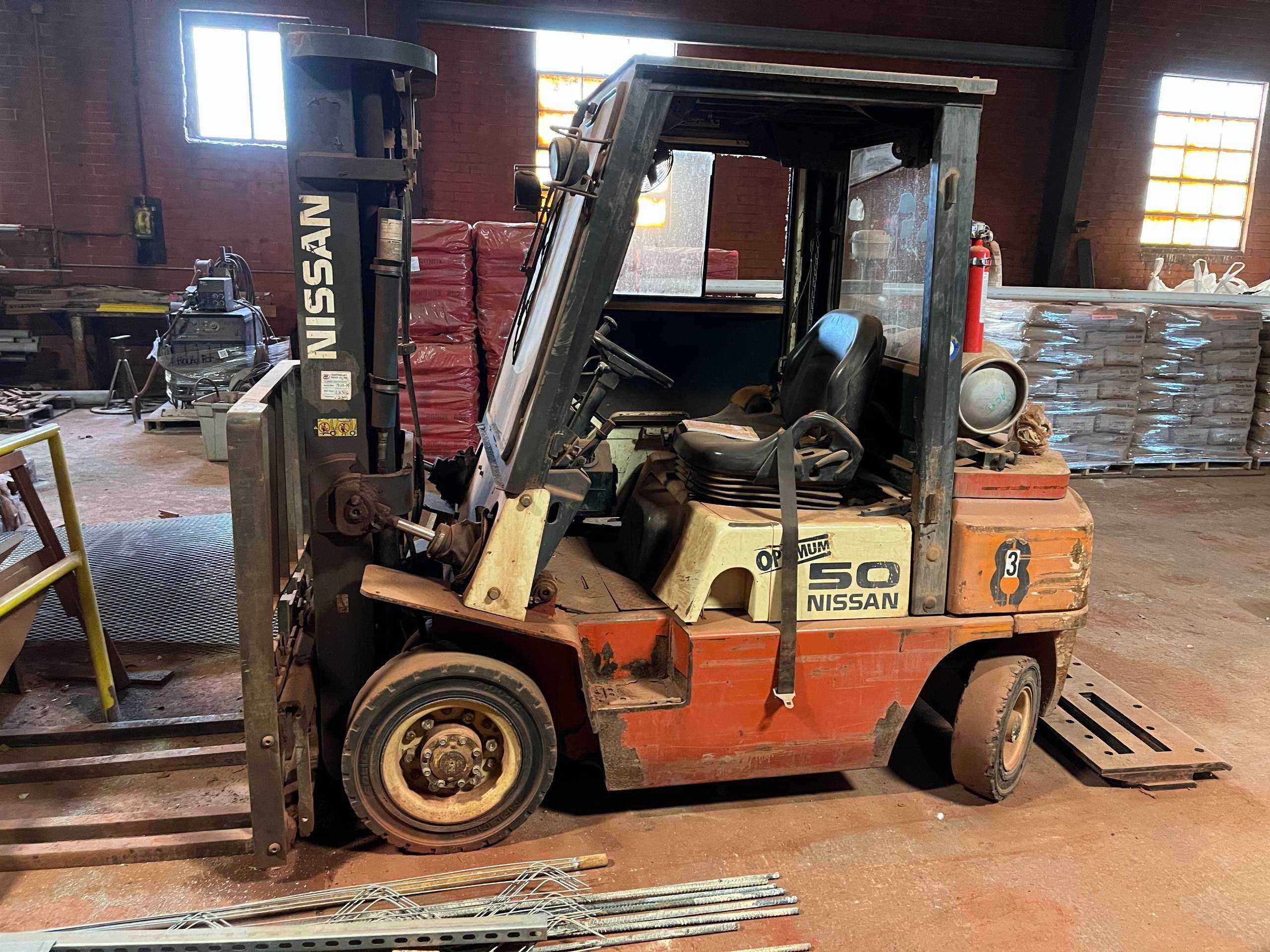 2002 NISSAN UJ02A25PV SIT-DOWN FORKLIFT - SIT-DOWN FORKLIFT